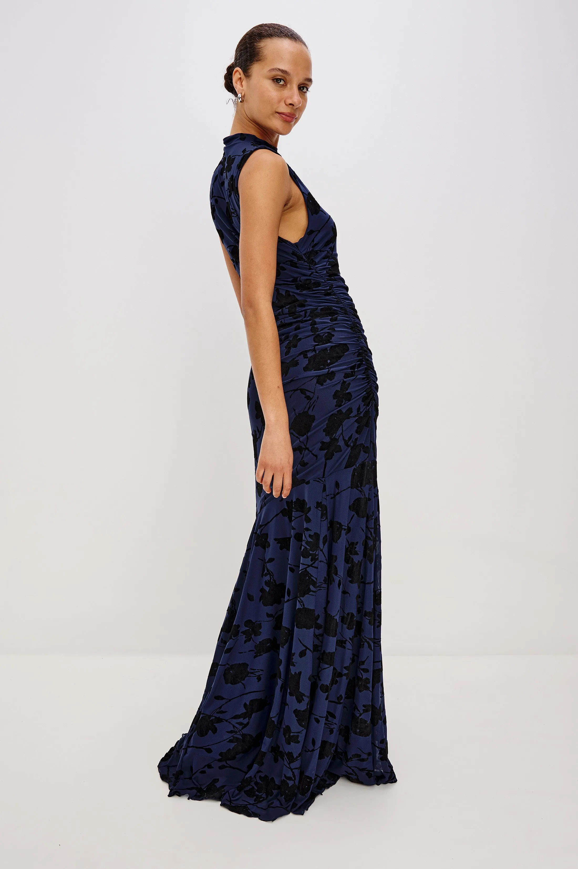 COSMOS DRESS - NAVY TOSSED ROSES sold by Rails product image thumbnail 5