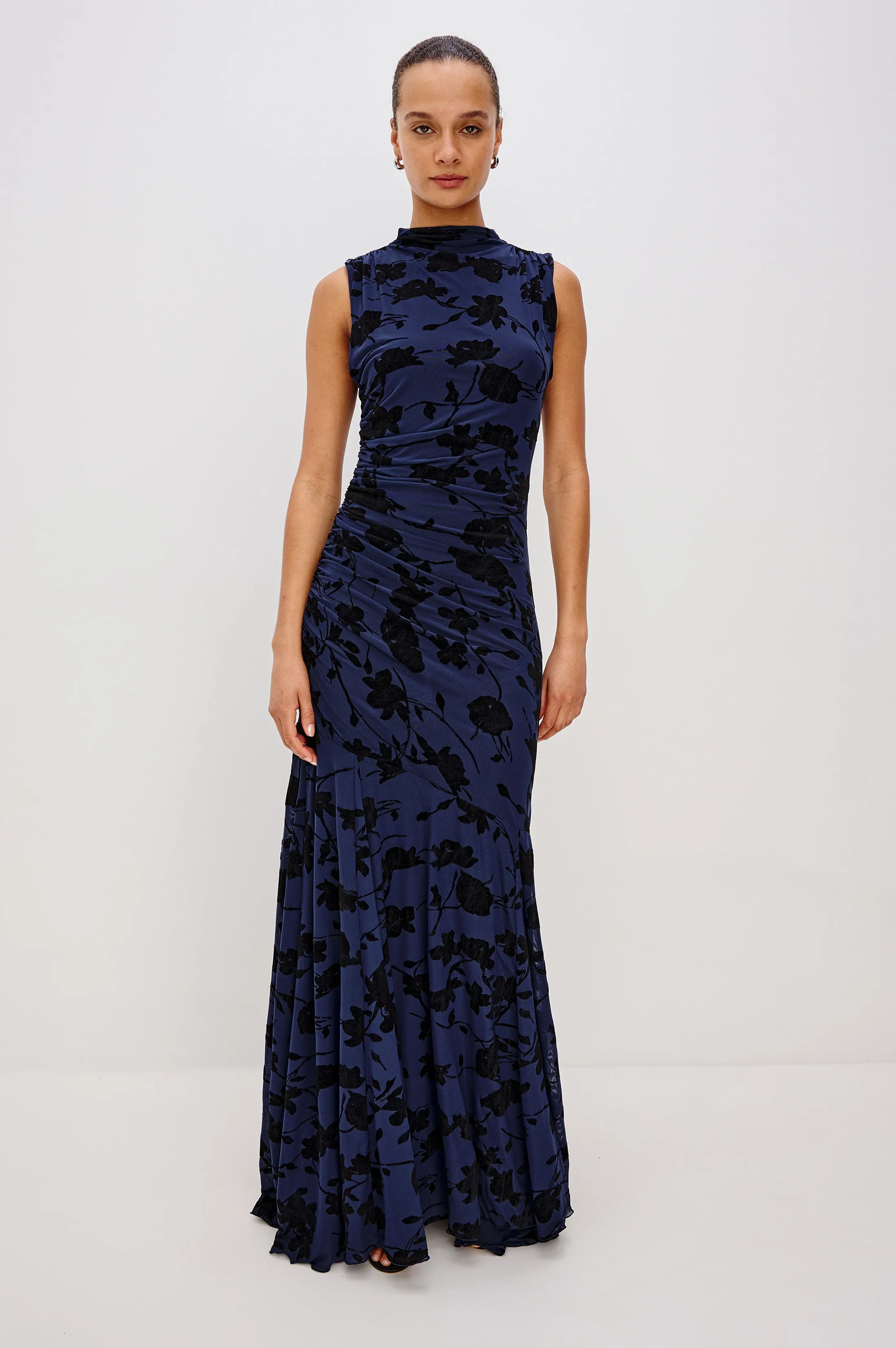 COSMOS DRESS - NAVY TOSSED ROSES sold by Rails product image thumbnail 3