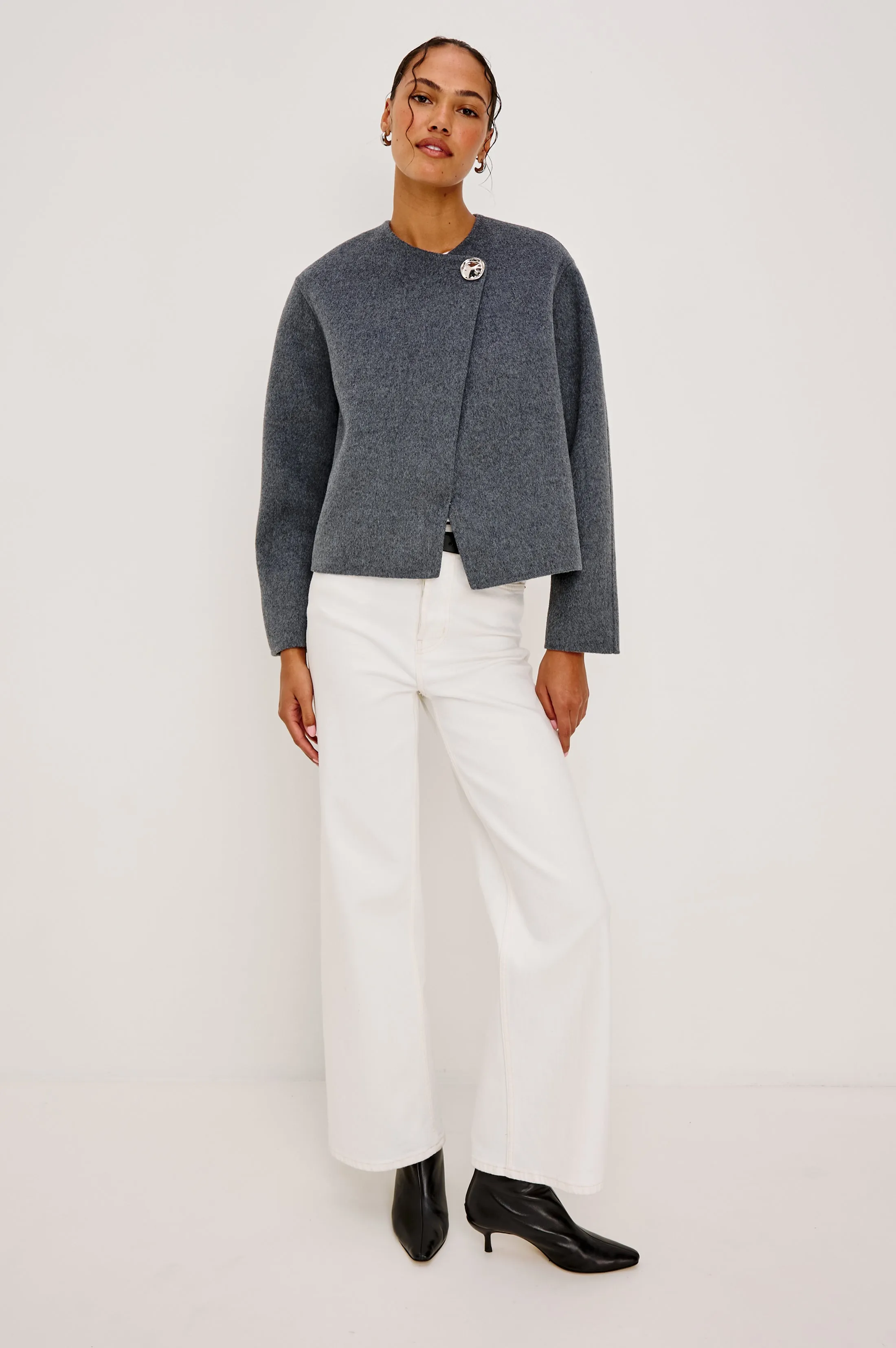 RONDA COAT - HEATHER CHARCOAL sold by Rails product image thumbnail 4