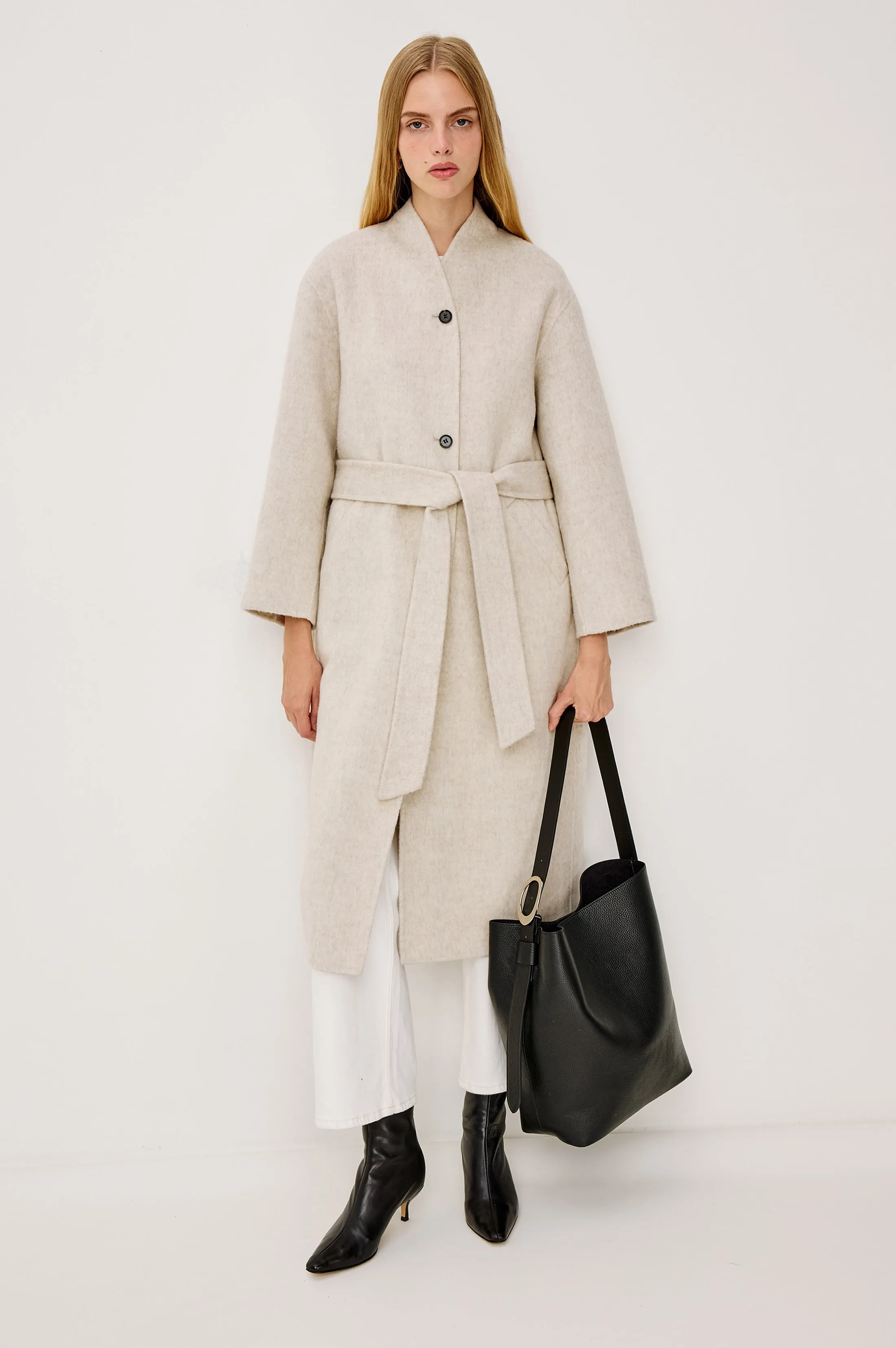 ROLAND COAT - OATMEAL sold by Rails