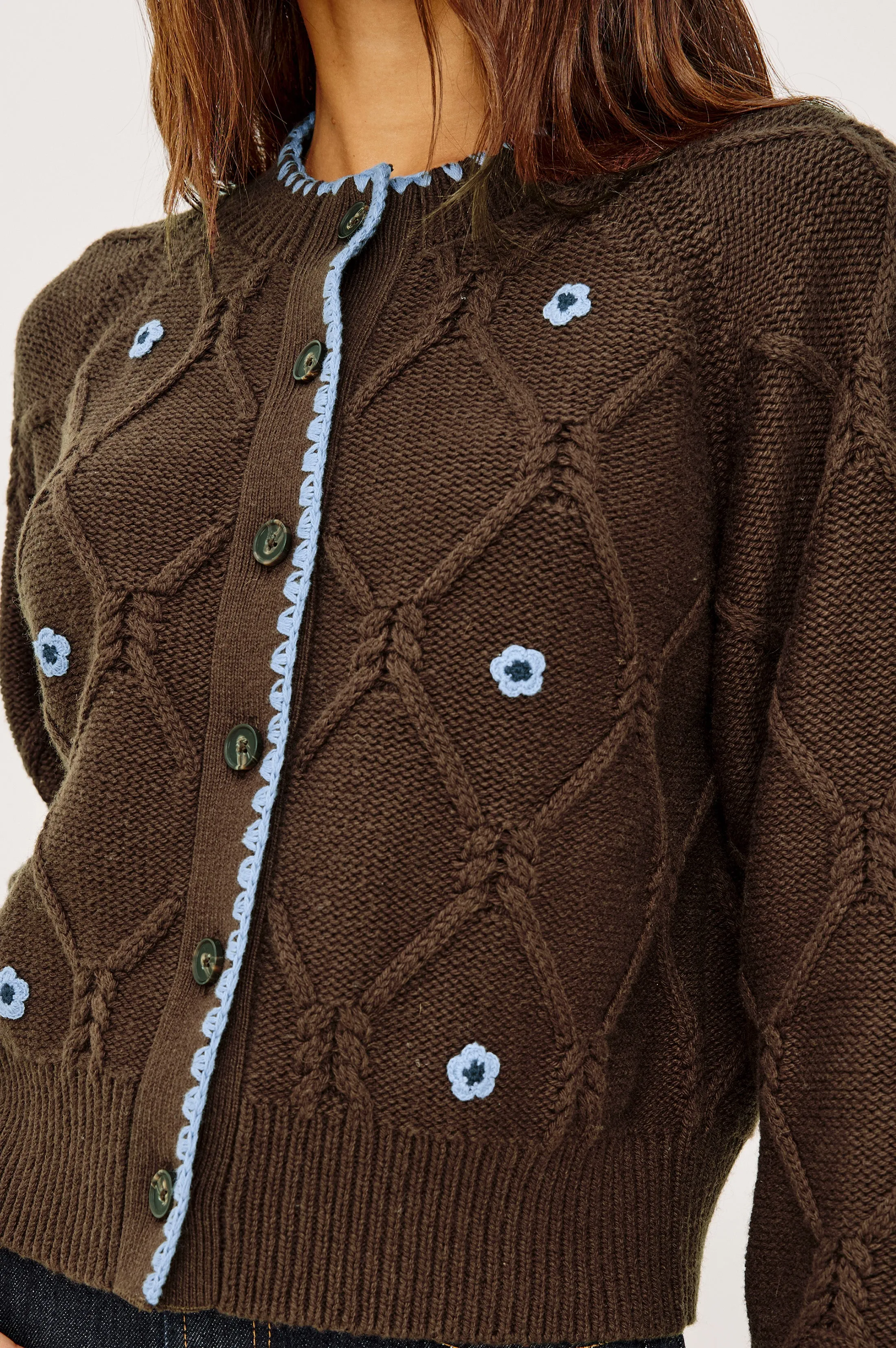 LAURIE CARDIGAN - WALNUT DAISY sold by Rails product image thumbnail 2