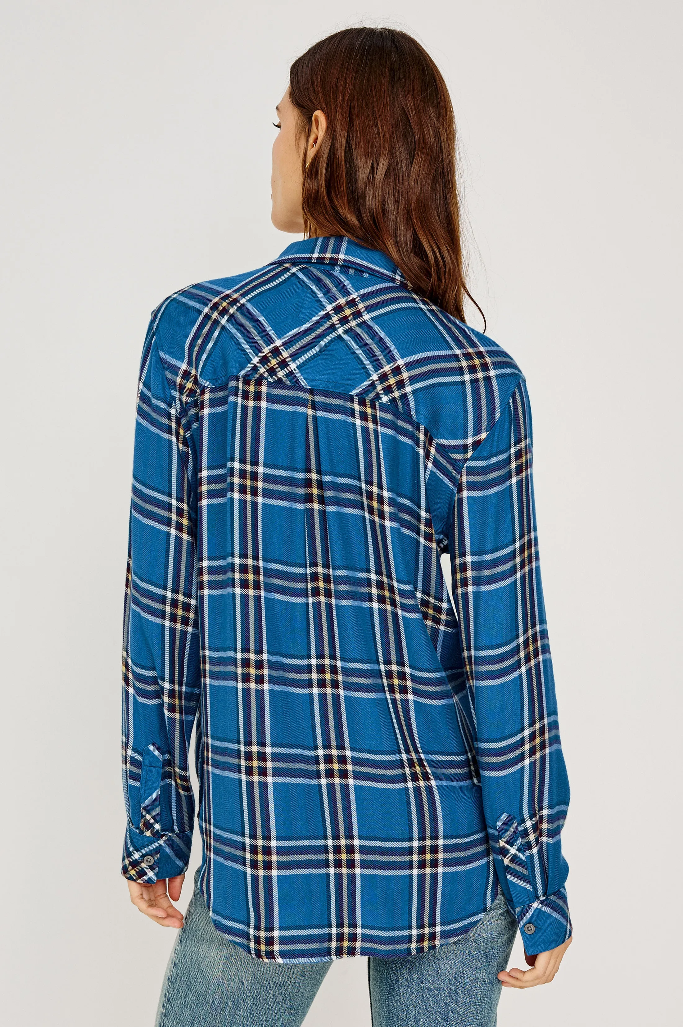 HUNTER SHIRT - AZURE PINOT sold by Rails product image thumbnail 4