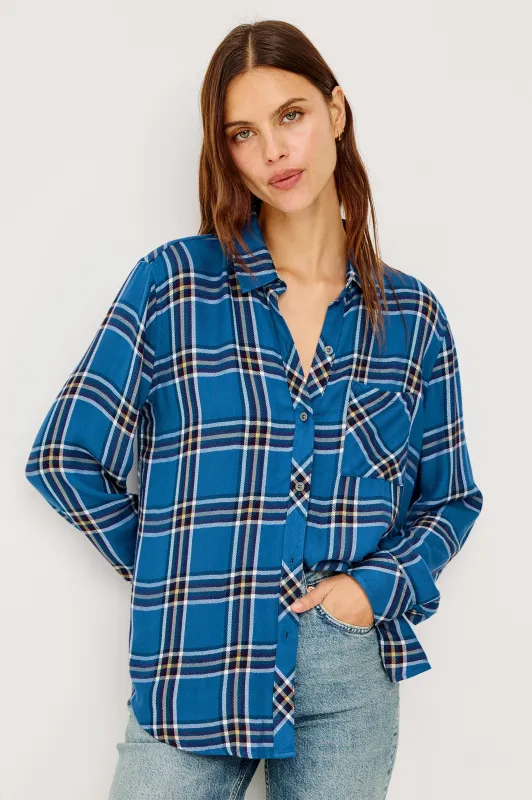 HUNTER SHIRT - AZURE PINOT sold by Rails