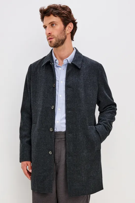 HOCKNEY OVERCOAT - CELESTIAL TWEED sold by Rails