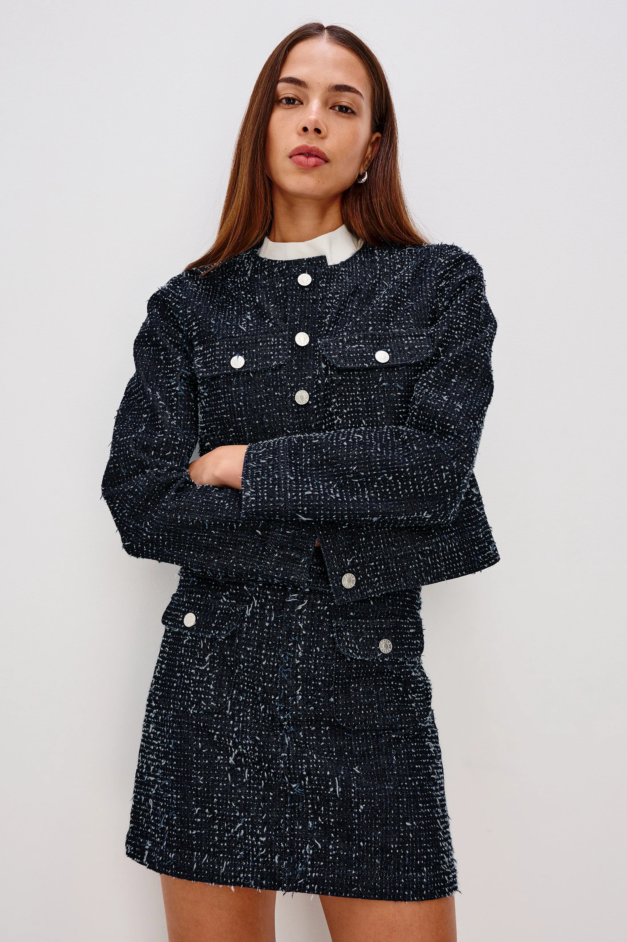 CAPISTRANO JACKET - DENIM TWEED sold by Rails product image thumbnail 4