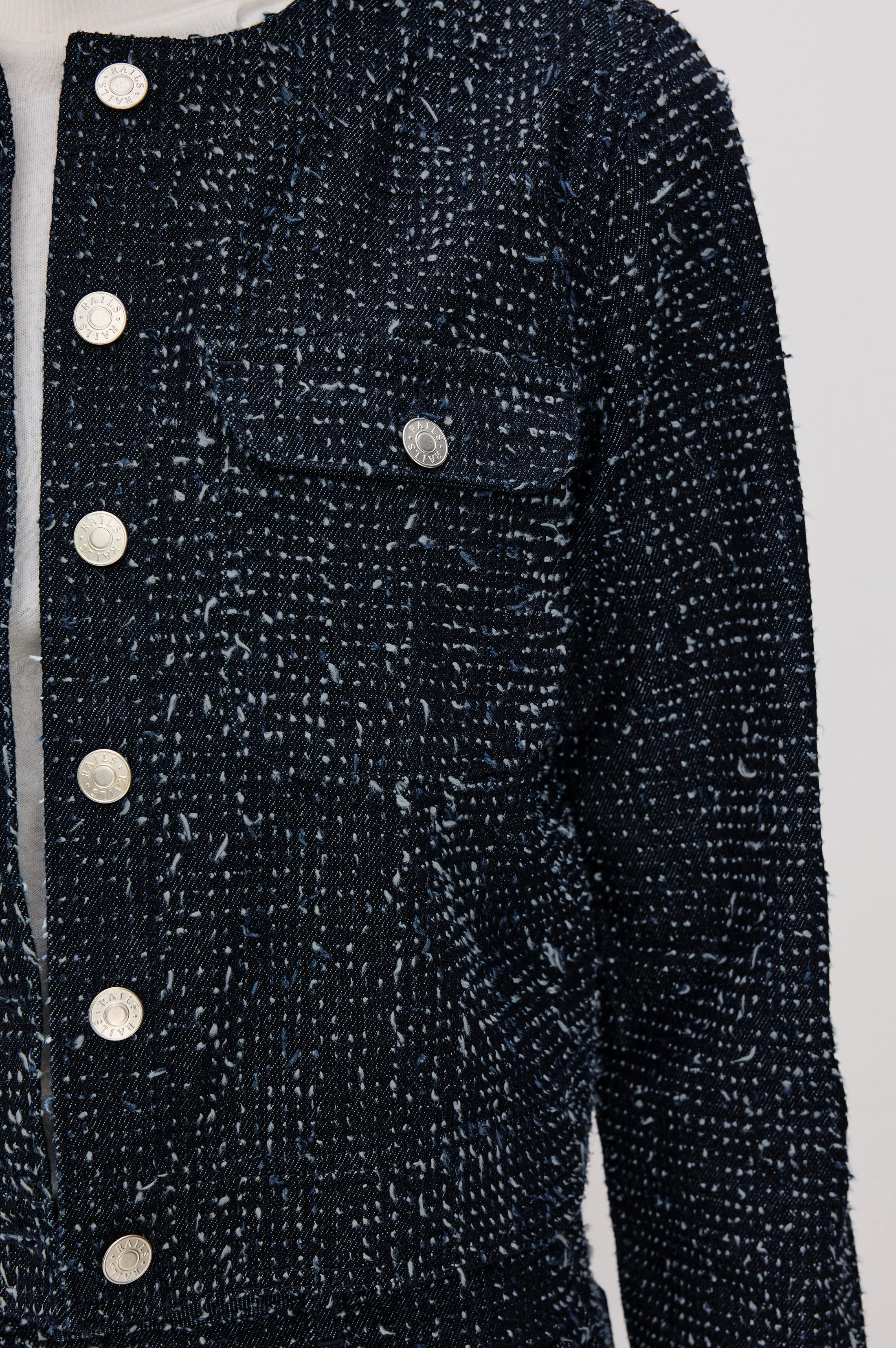 CAPISTRANO JACKET - DENIM TWEED sold by Rails product image thumbnail 2