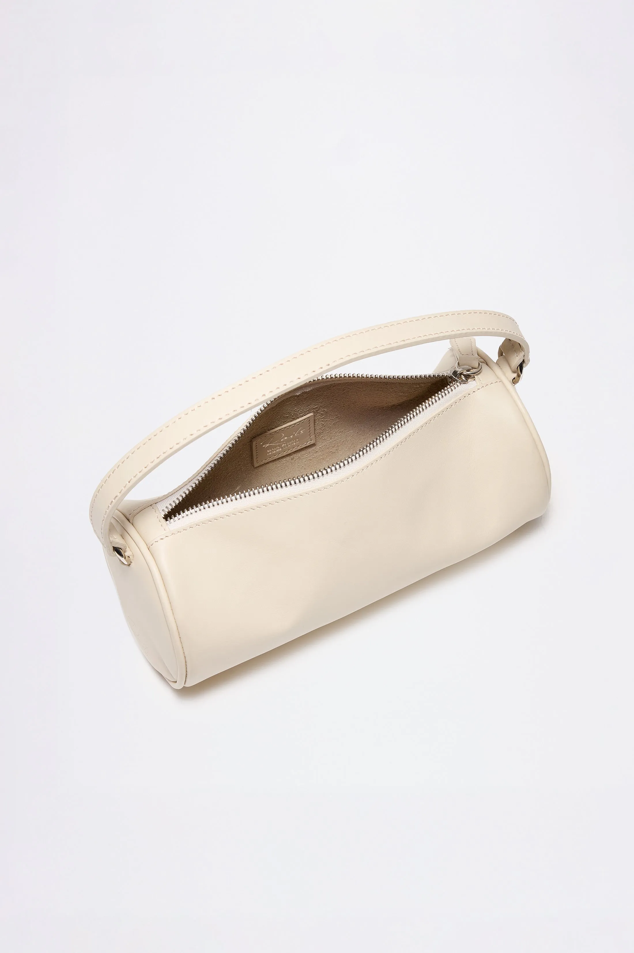 COMO MINI BARREL BAG - BONE LEATHER sold by Rails product image thumbnail 2