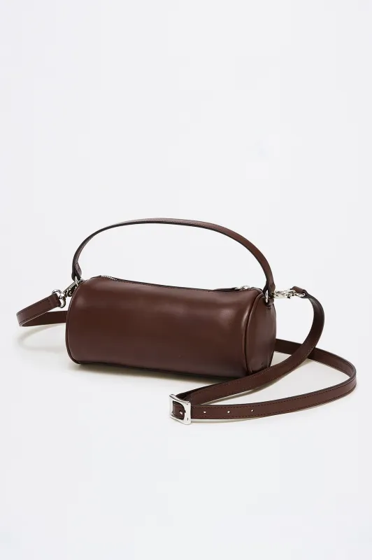 COMO MINI BARREL BAG - ESPRESSO LEATHER sold by Rails