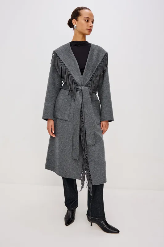 ARLON COAT - HEATHER CHARCOAL sold by Rails