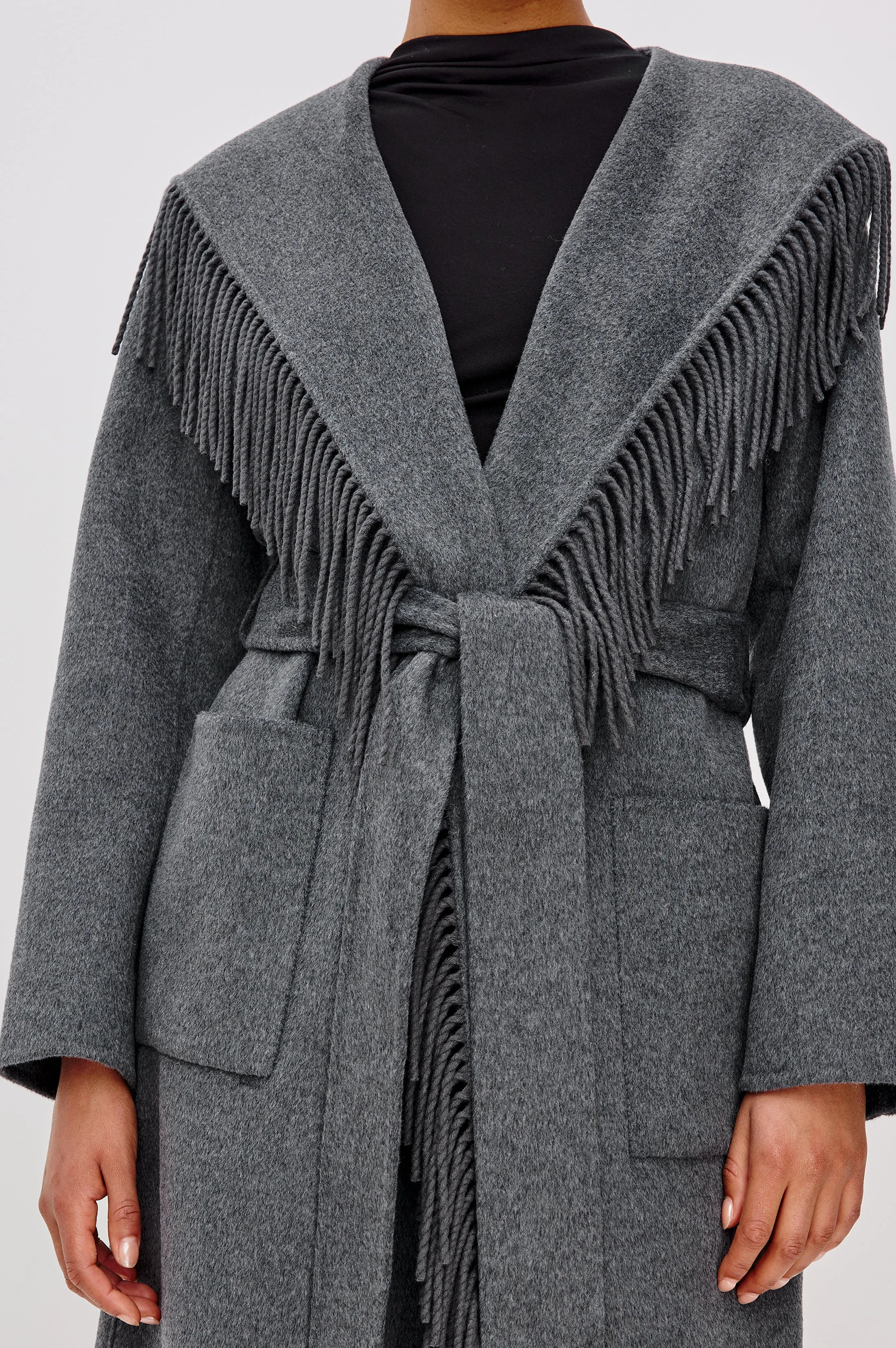 ARLON COAT - HEATHER CHARCOAL sold by Rails product image thumbnail 2