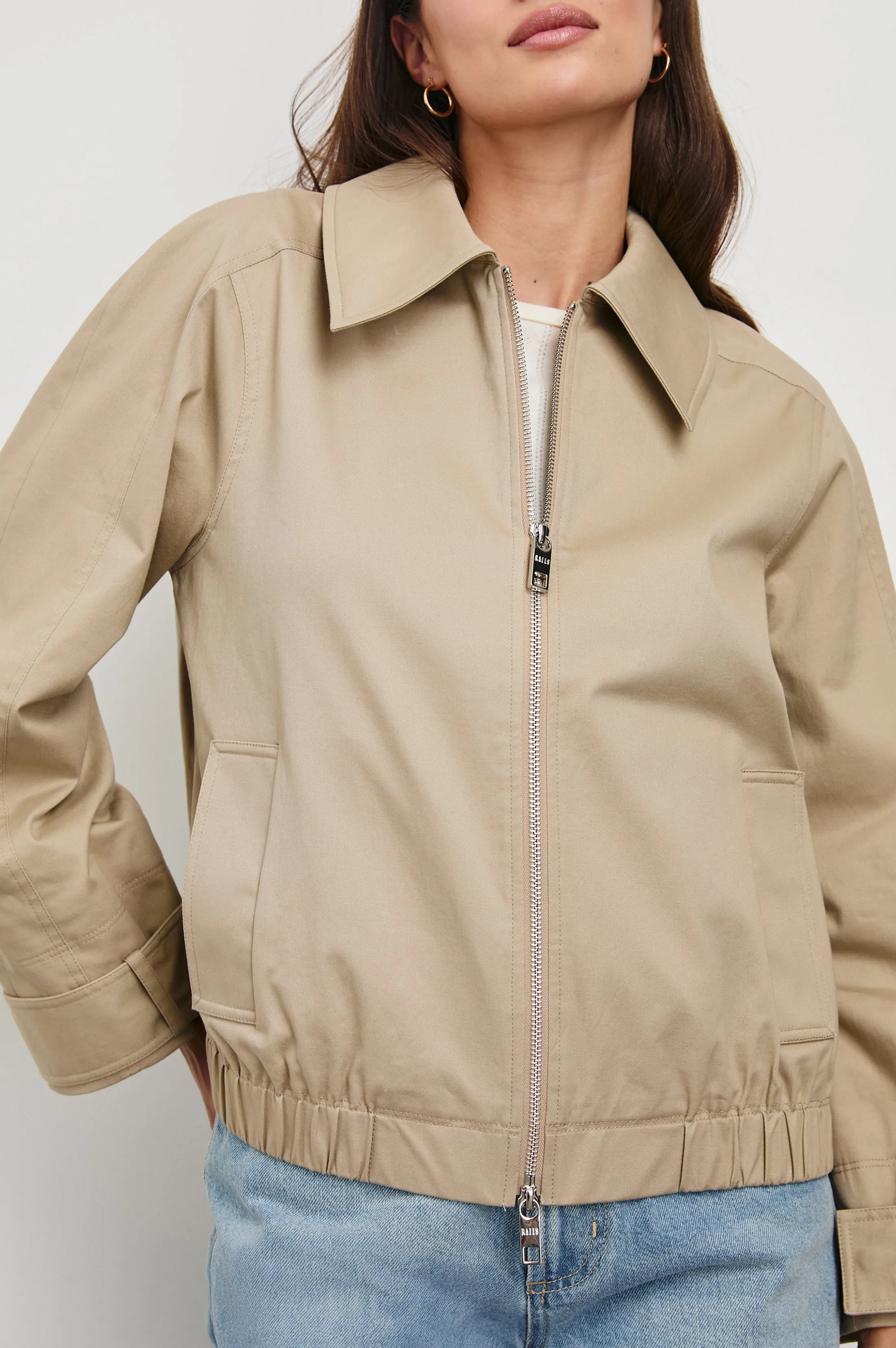 YORK JACKET - TAUPE sold by Rails product image thumbnail 2