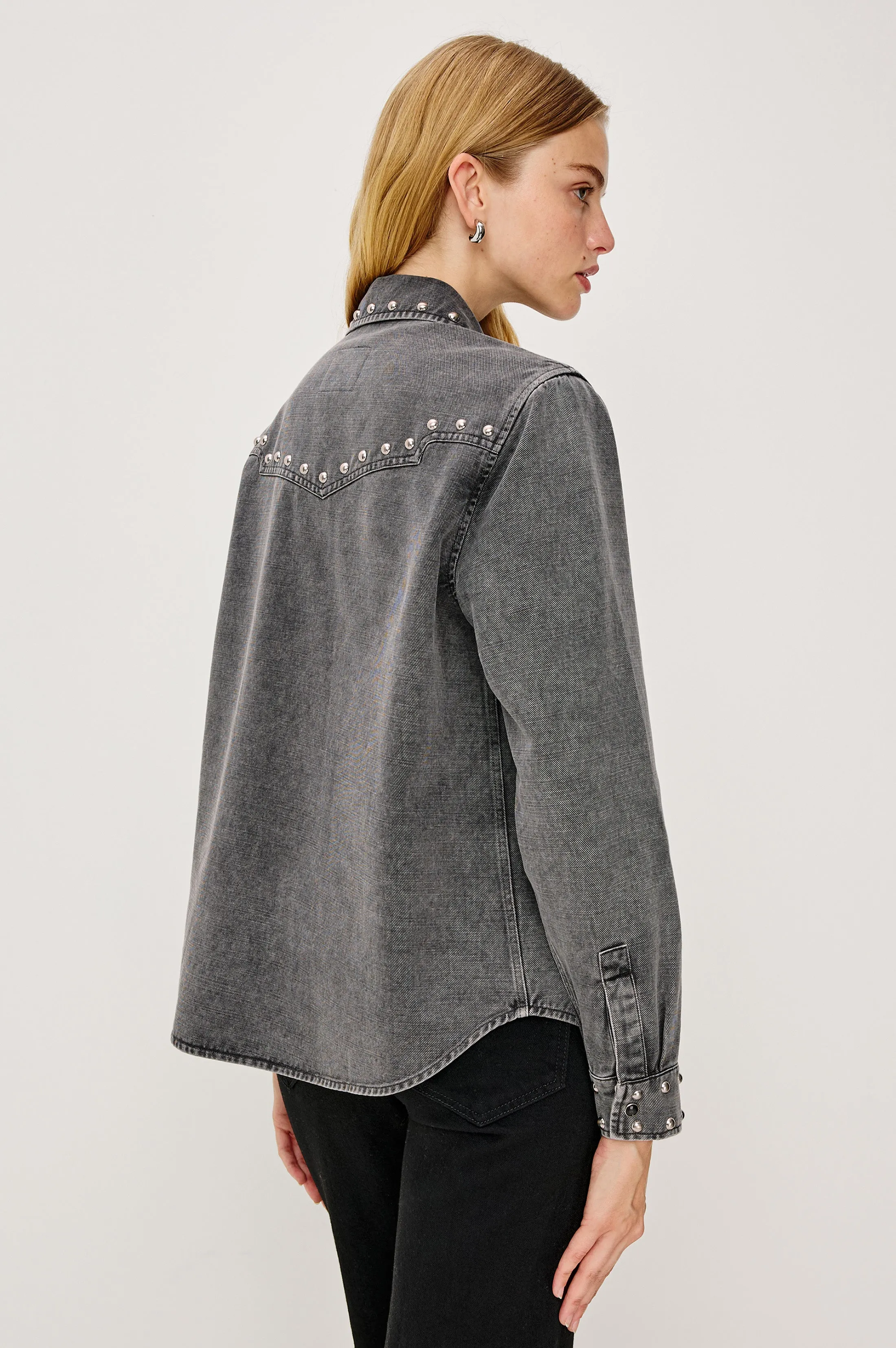 VINEA SHIRT - BLACK sold by Rails product image thumbnail 5