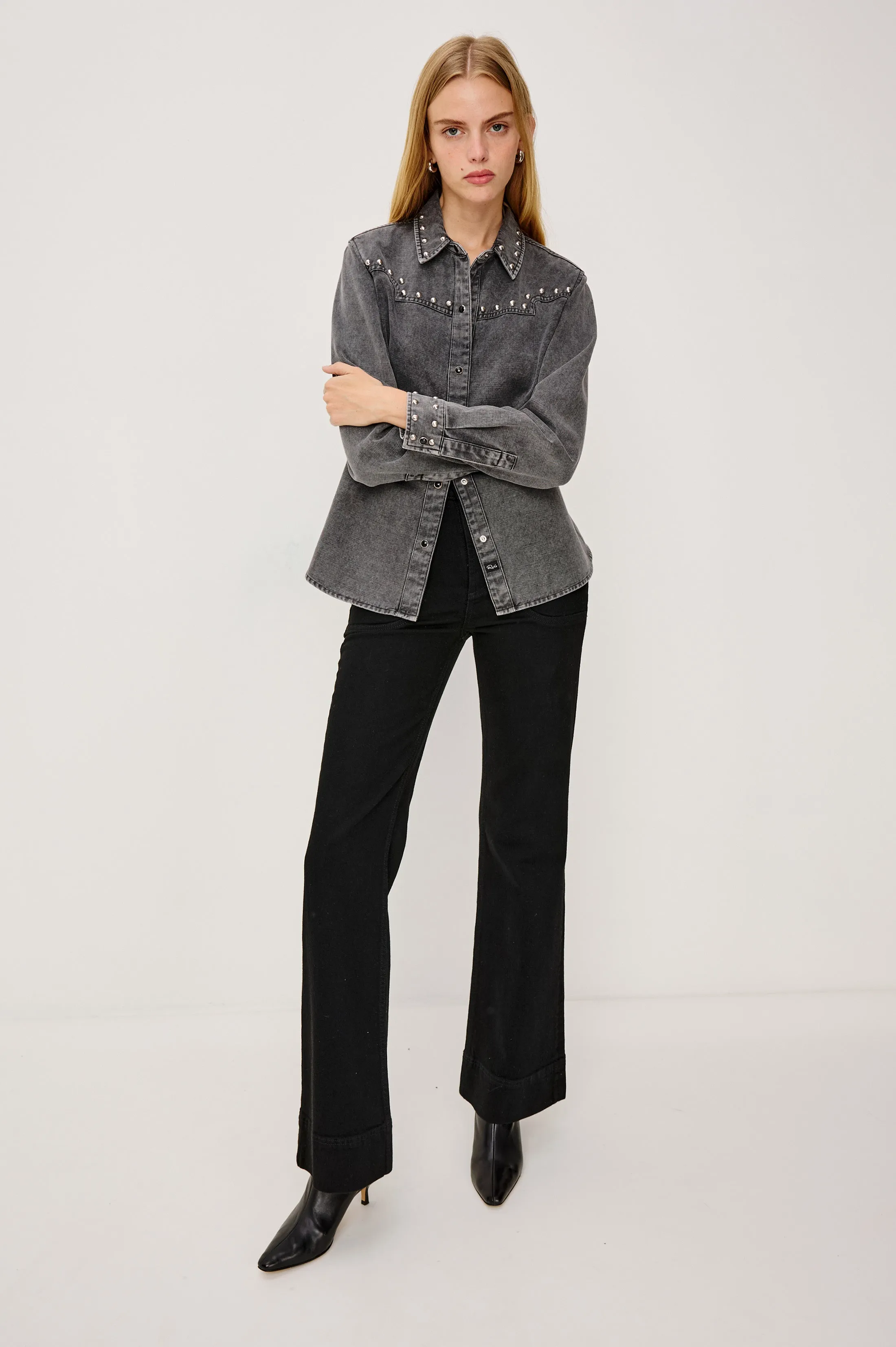 VINEA SHIRT - BLACK sold by Rails product image thumbnail 3