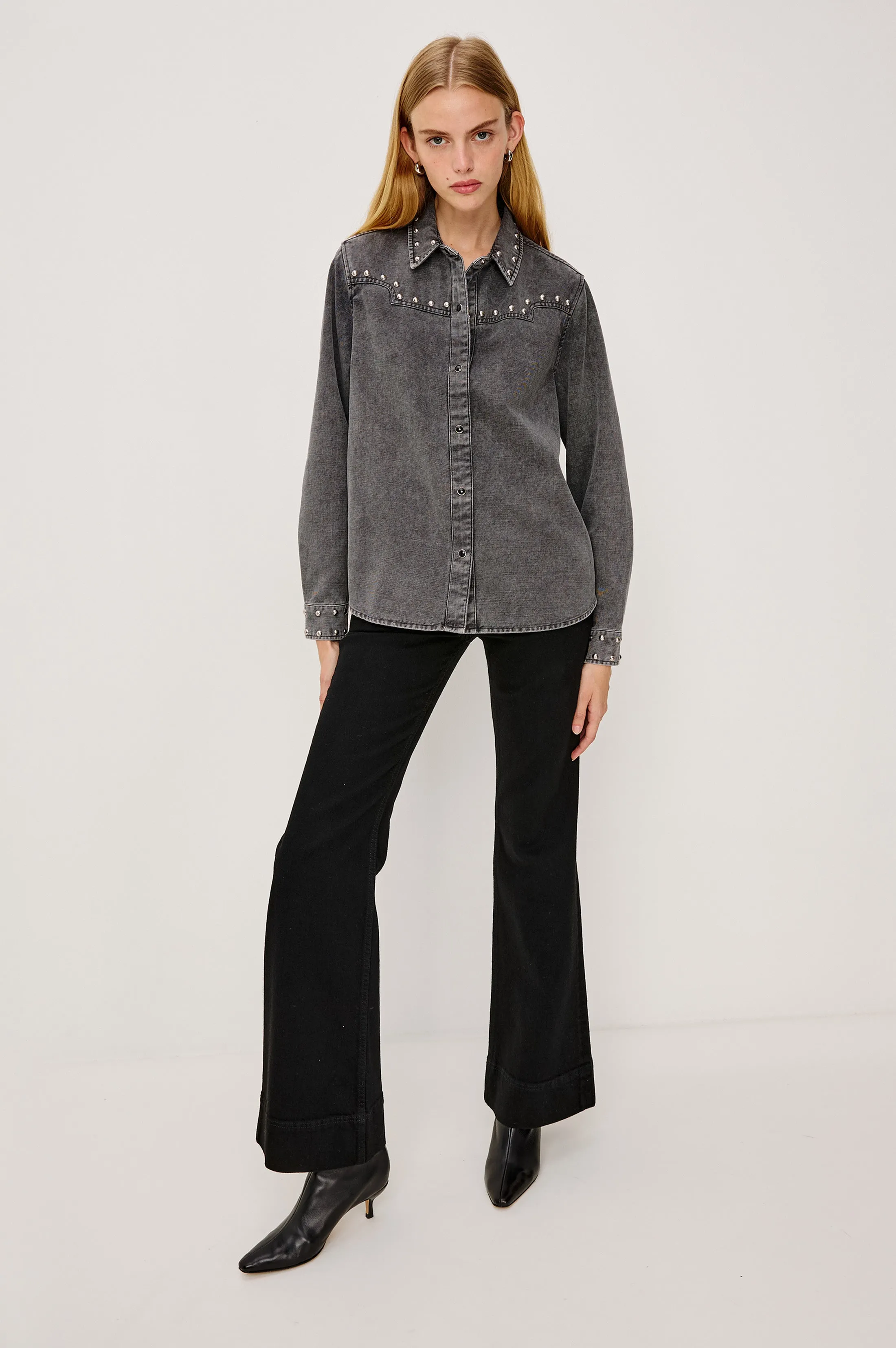 VINEA SHIRT - BLACK sold by Rails product image thumbnail 4