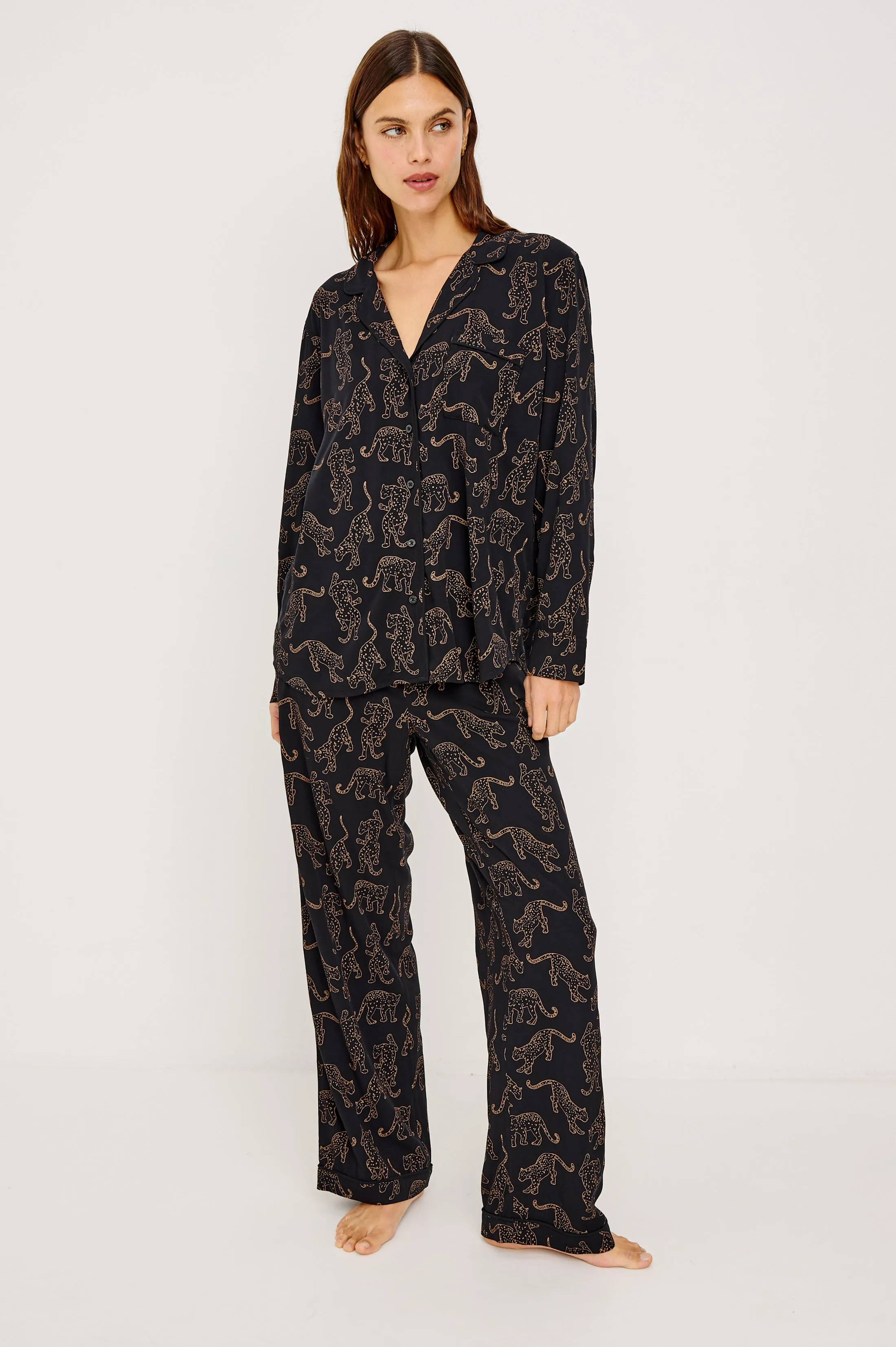 VARRA PAJAMA SET - TAN JAGUARS sold by Rails