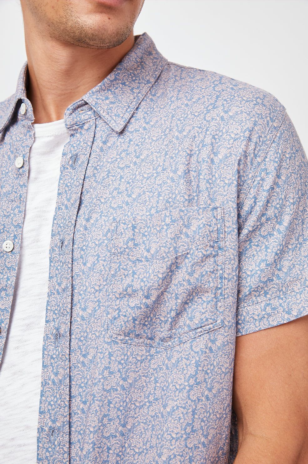 CARSON SHIRT - FLORA BLOOM PEACH sold by Rails product image thumbnail 2