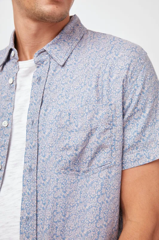 CARSON SHIRT - FLORA BLOOM PEACH sold by Rails