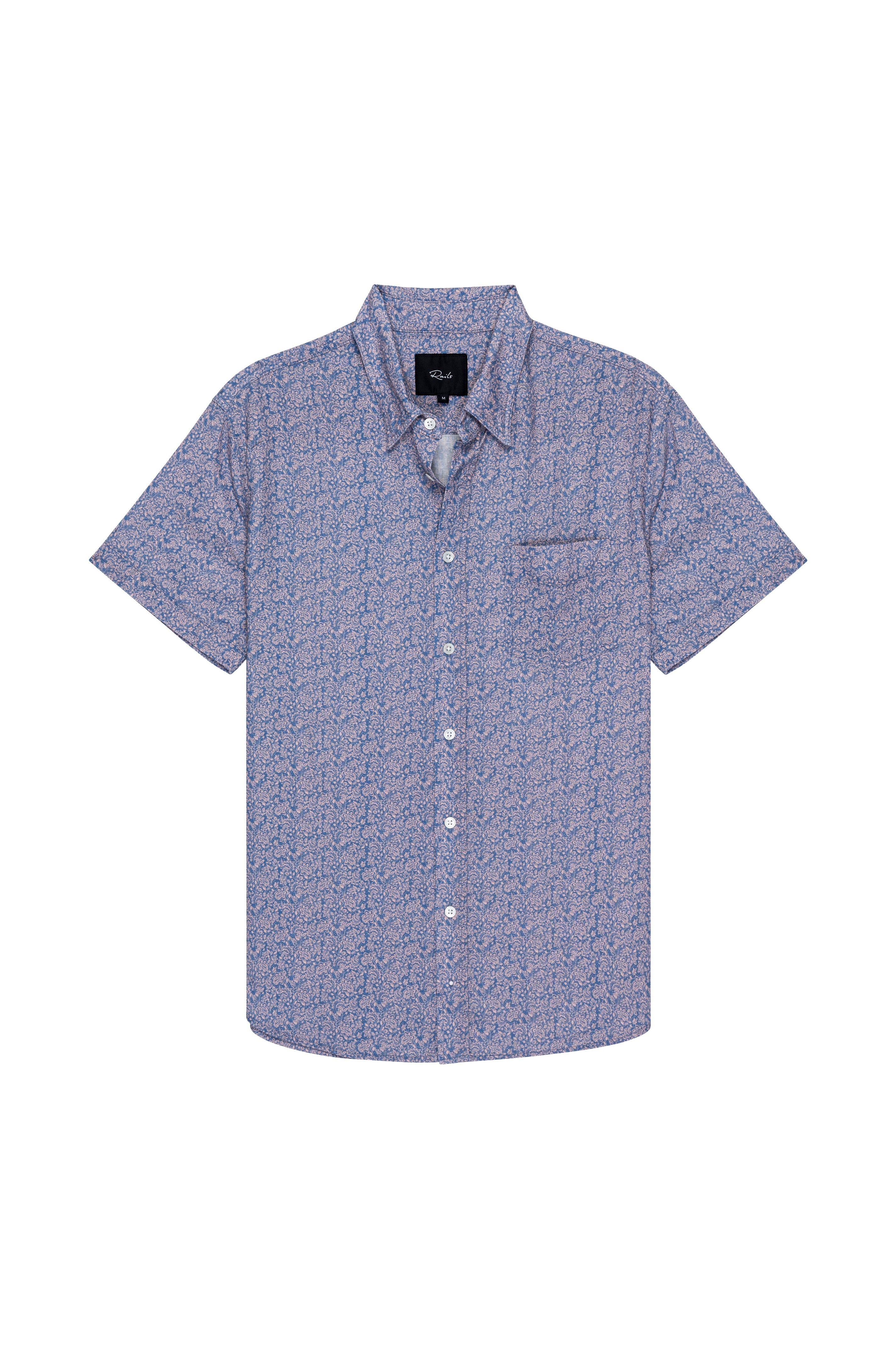 CARSON SHIRT - FLORA BLOOM PEACH sold by Rails product image thumbnail 6