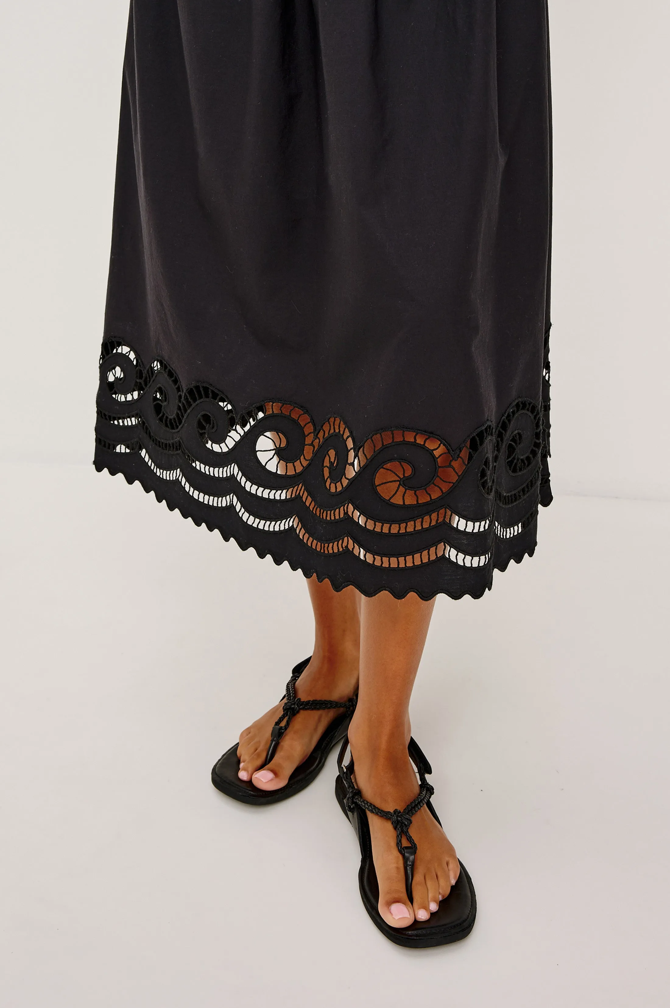 ANADIA DRESS - BLACK EMBROIDERY sold by Rails product image thumbnail 3