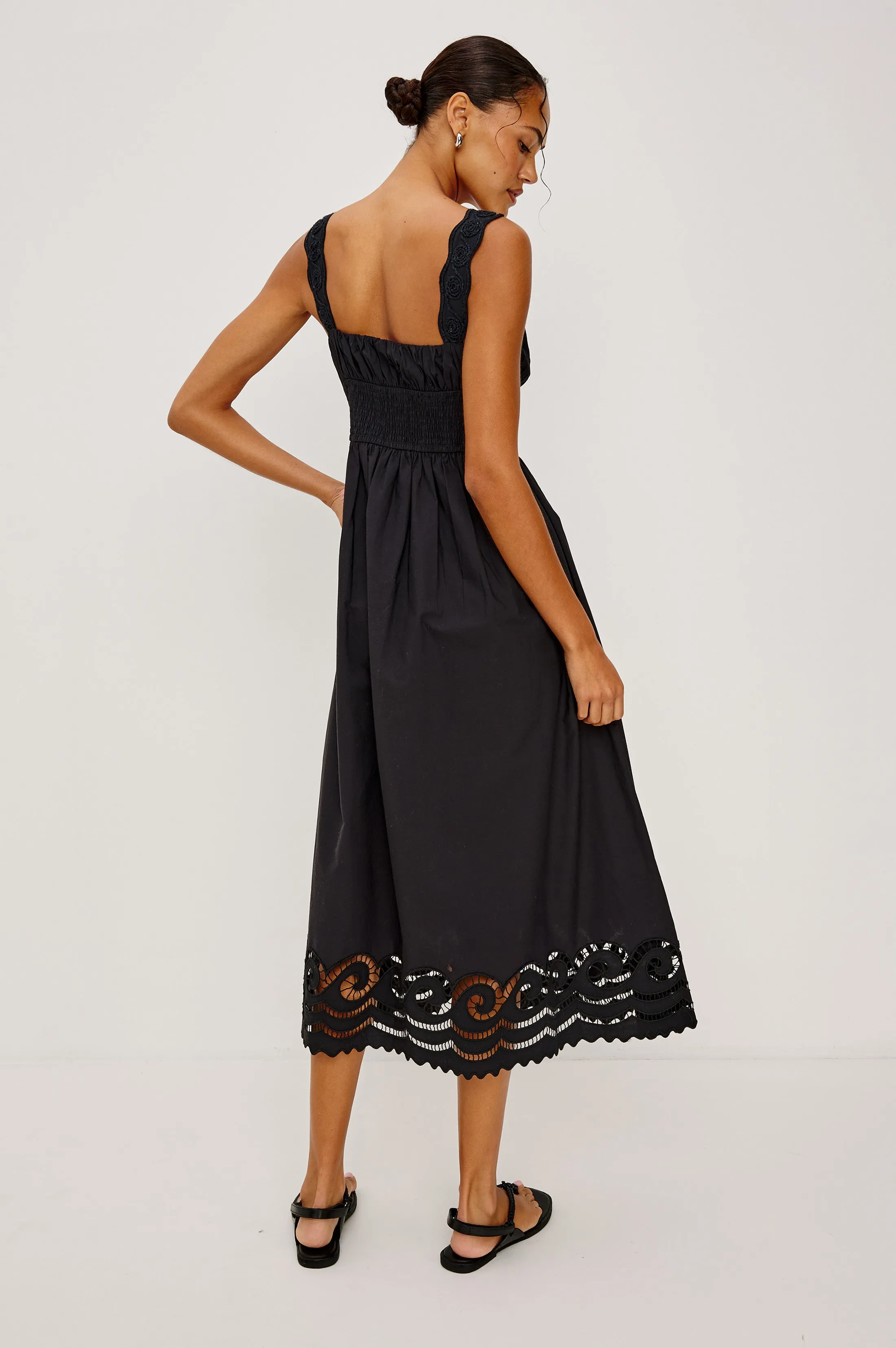 ANADIA DRESS - BLACK EMBROIDERY sold by Rails product image thumbnail 5
