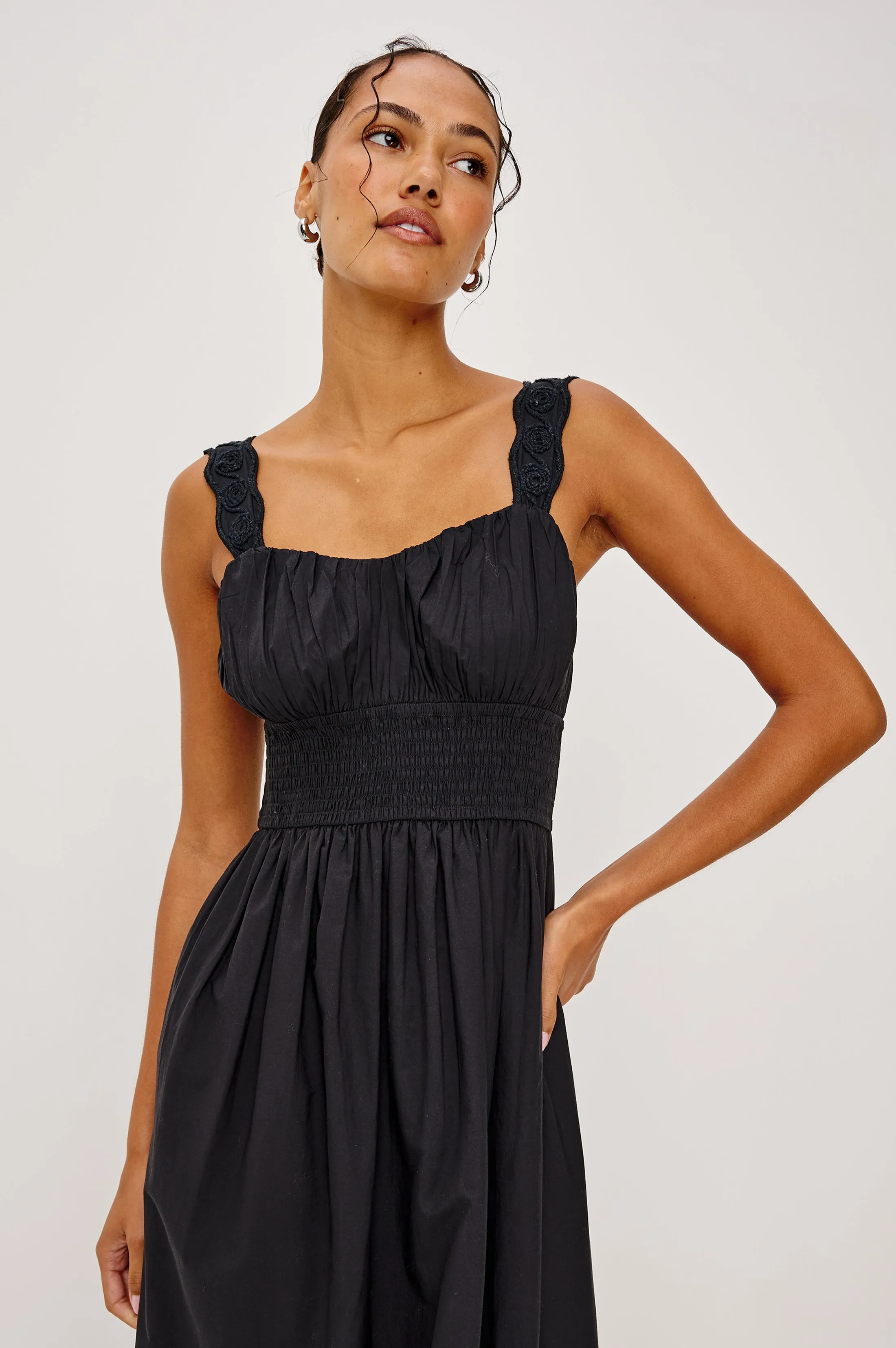 ANADIA DRESS - BLACK EMBROIDERY sold by Rails product image thumbnail 2