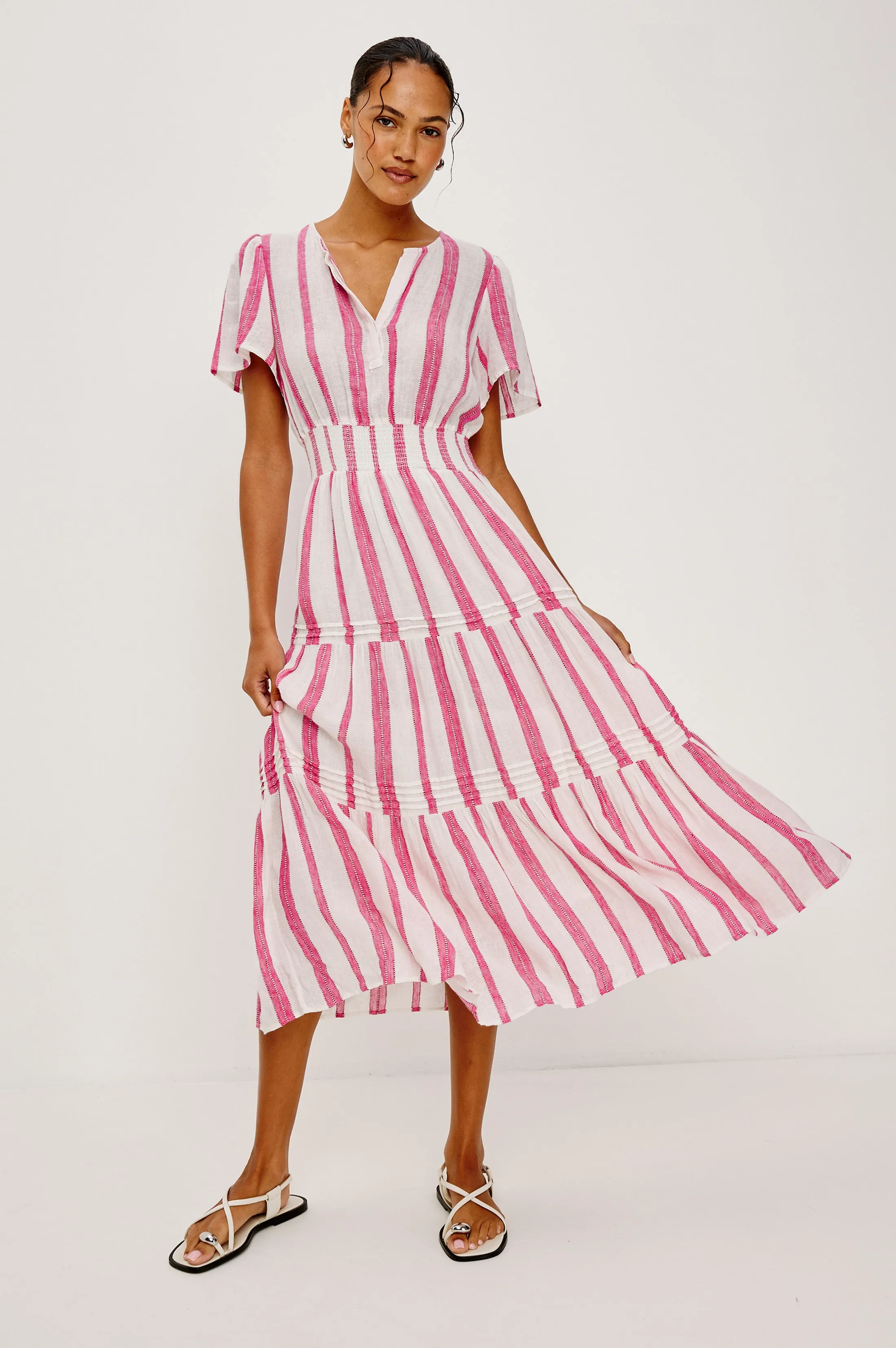 CANNES DRESS - DELFINE STRIPE sold by Rails product image thumbnail 4