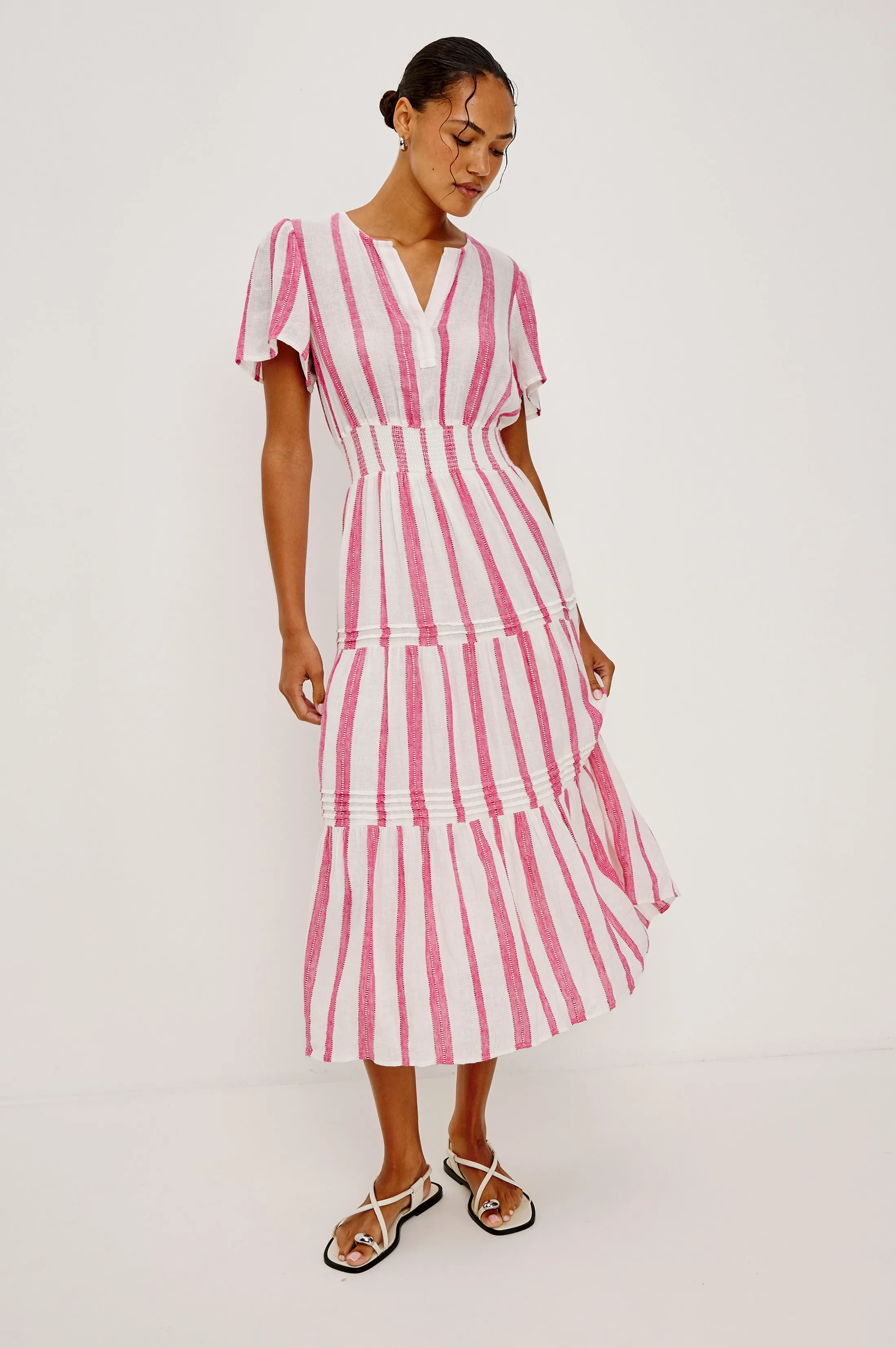 CANNES DRESS - DELFINE STRIPE sold by Rails