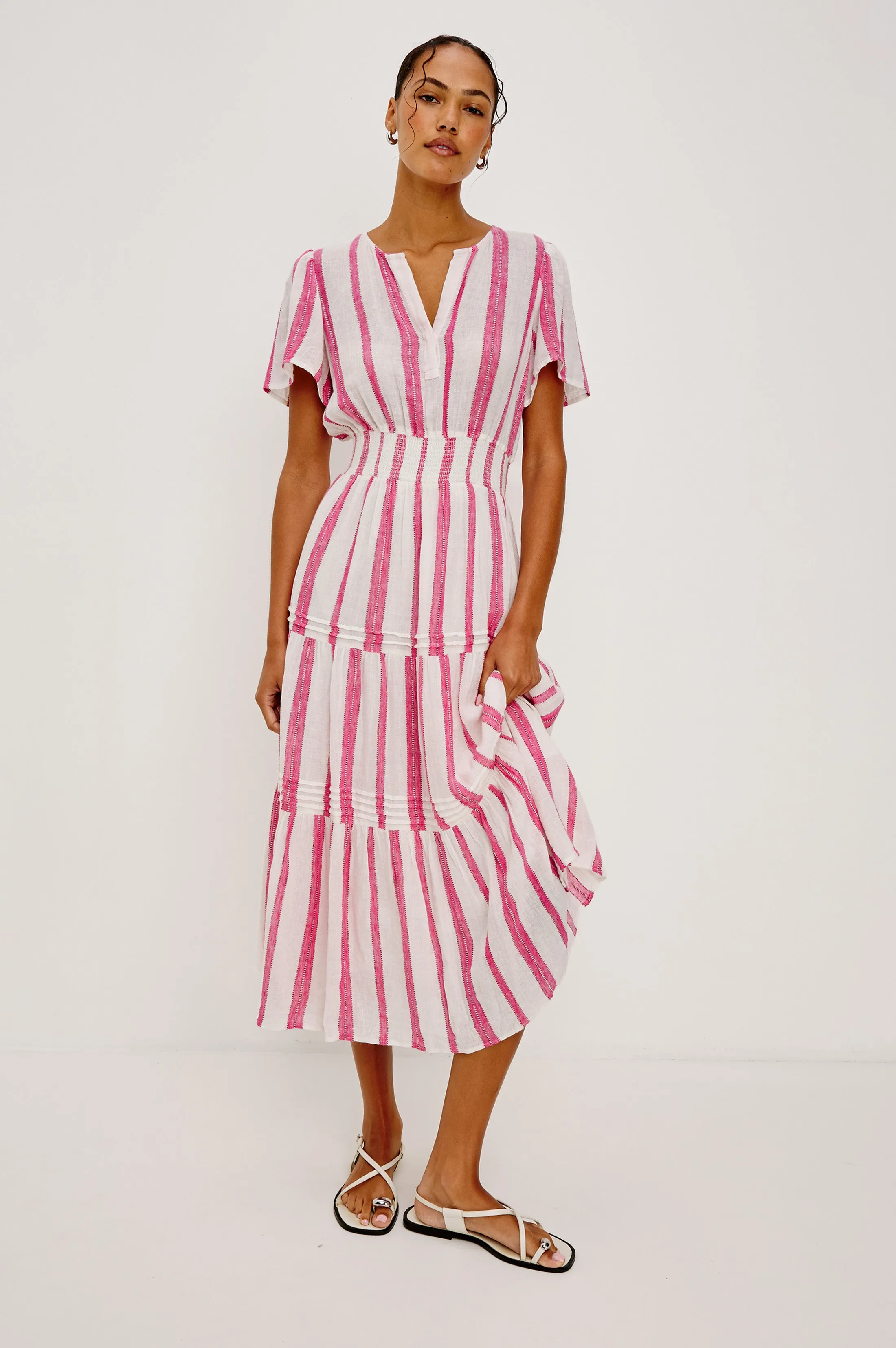 CANNES DRESS - DELFINE STRIPE sold by Rails product image thumbnail 3