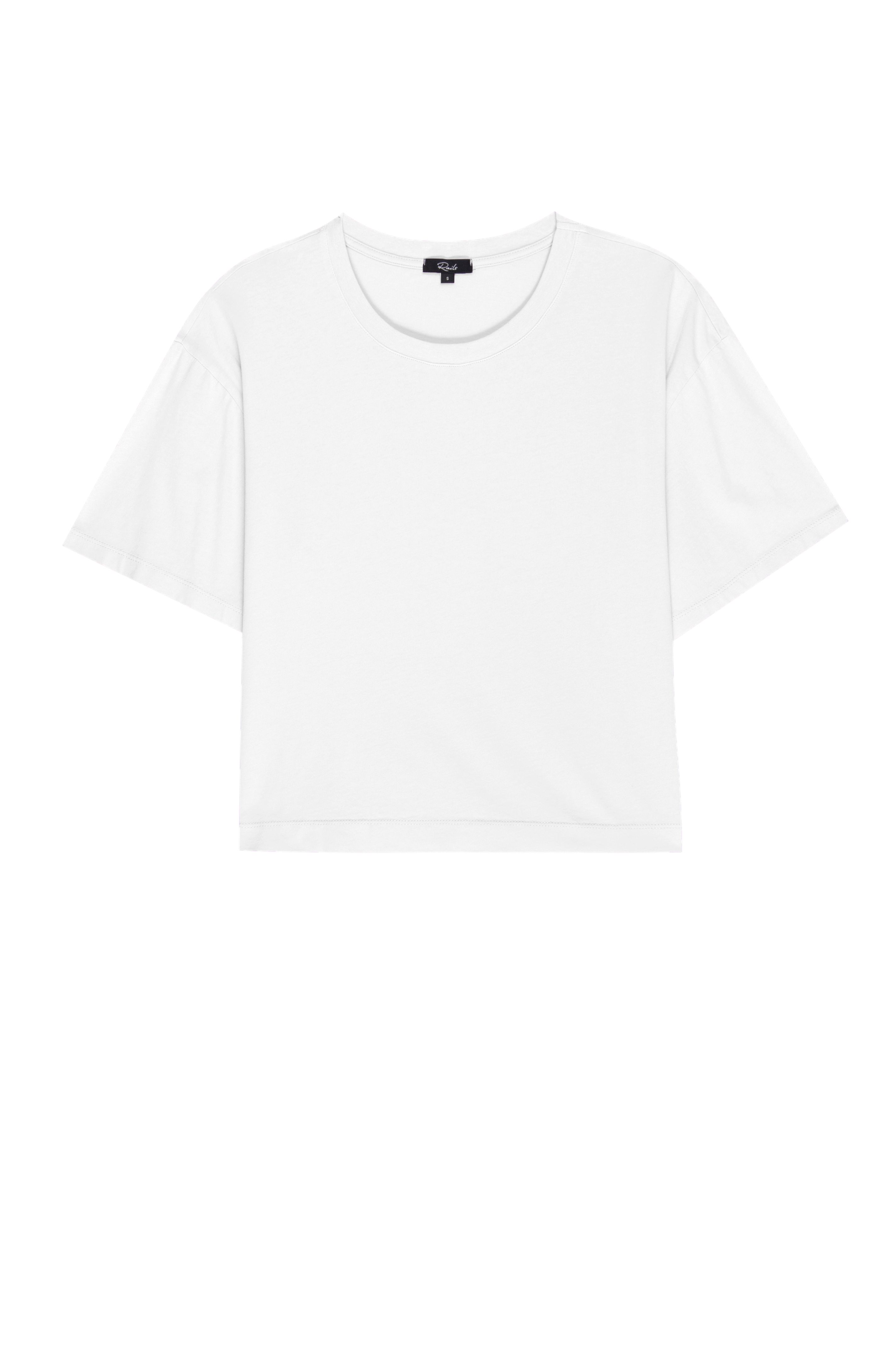 THE BOXY CREW T-SHIRT - WHITE sold by Rails product image thumbnail 6