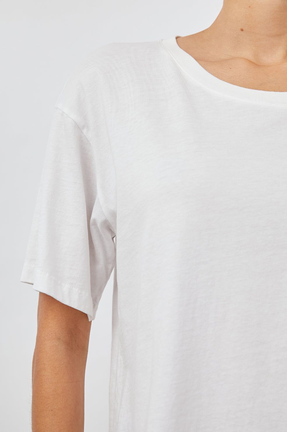 THE BOXY CREW T-SHIRT - WHITE sold by Rails product image thumbnail 2