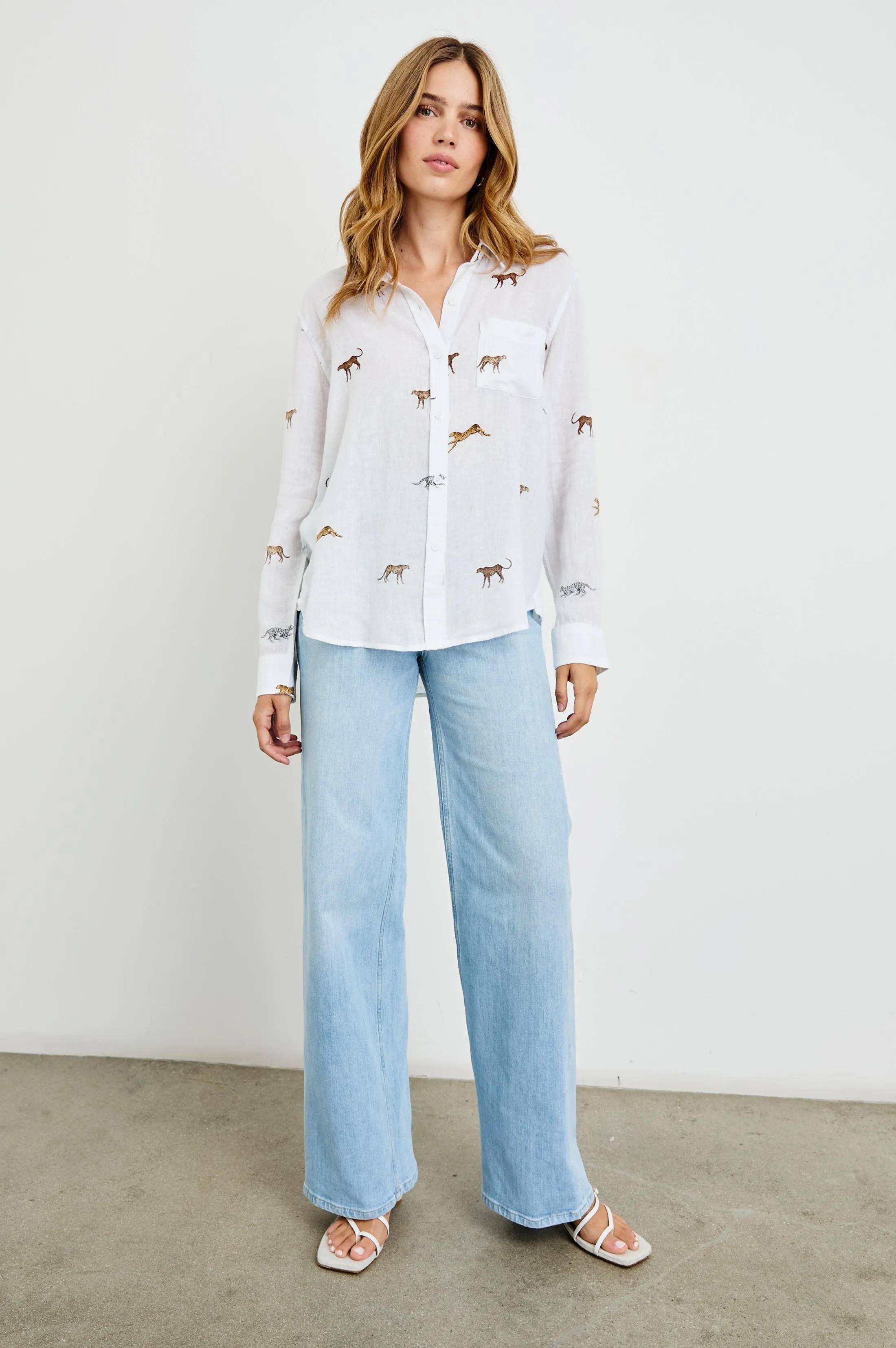 CHARLI SHIRT - SAFARI CHEETAH sold by Rails product image thumbnail 3