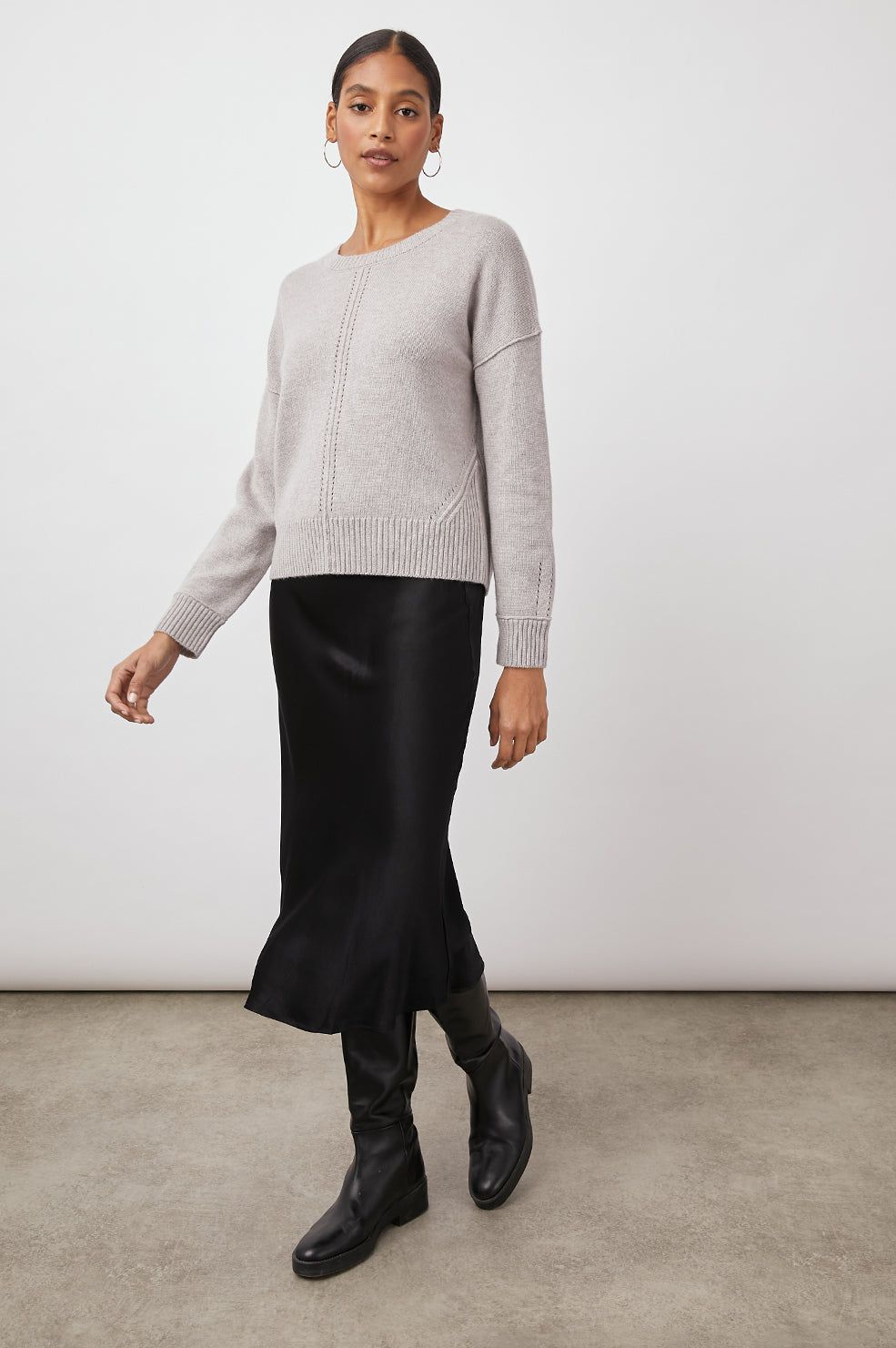 PRESLEY SWEATER - DOVE sold by Rails product image thumbnail 5