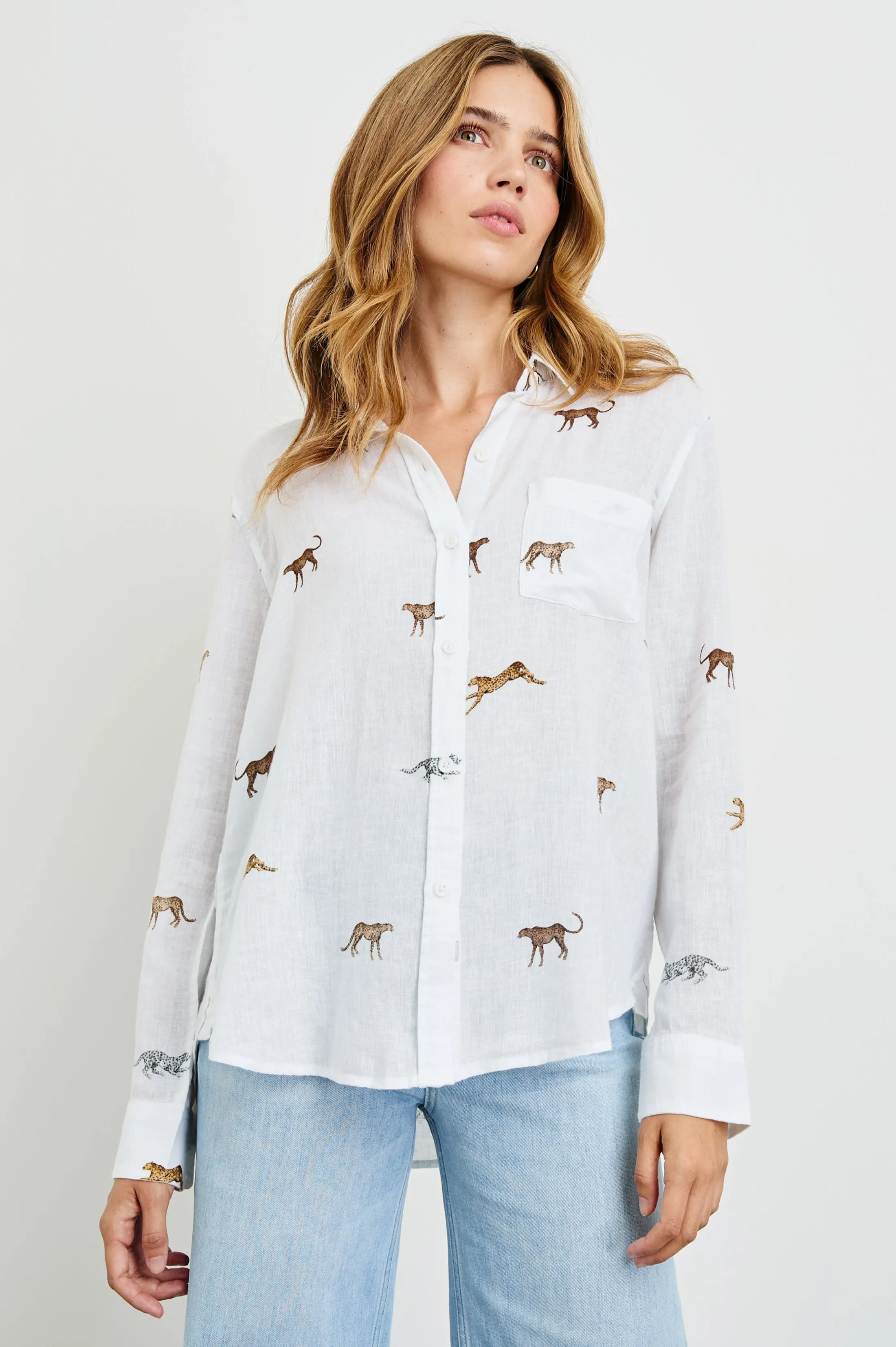 CHARLI SHIRT - SAFARI CHEETAH sold by Rails product image thumbnail 4
