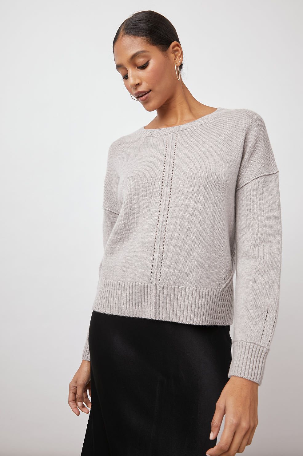 PRESLEY SWEATER - DOVE sold by Rails product image thumbnail 3