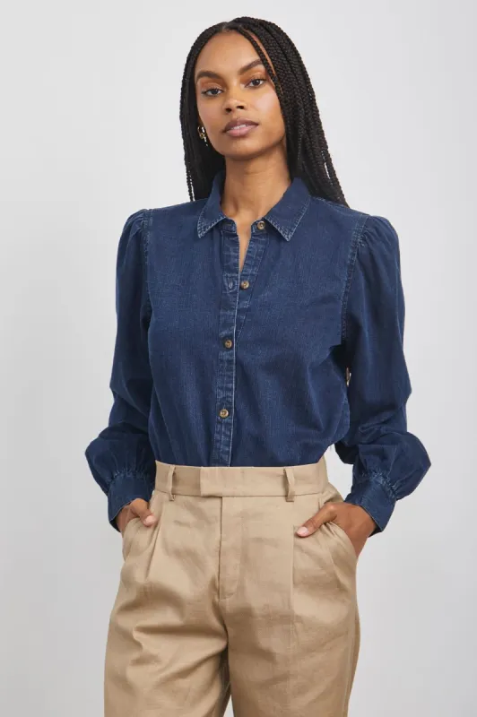 ANGELICA SHIRT - DARK VINTAGE sold by Rails