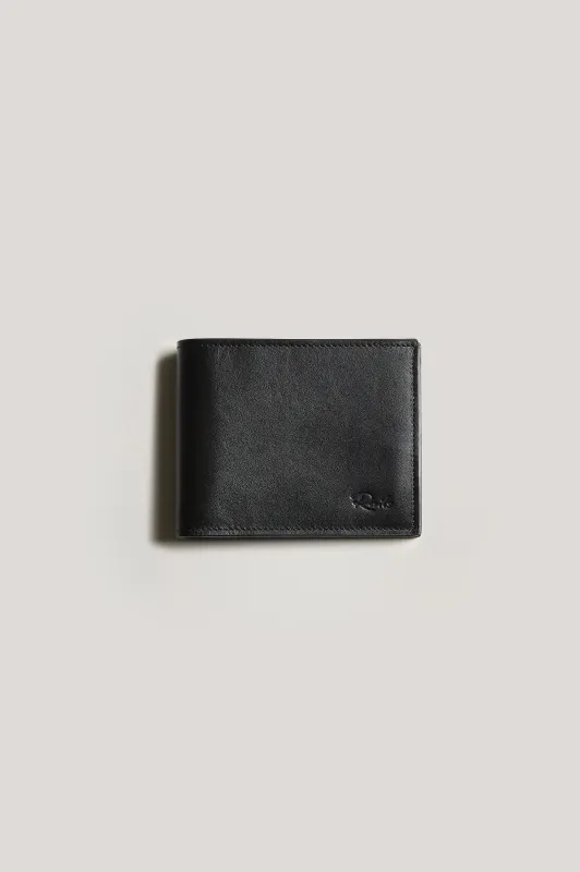 LEATHER BILLFOLD WALLET - BLACK made by Rails