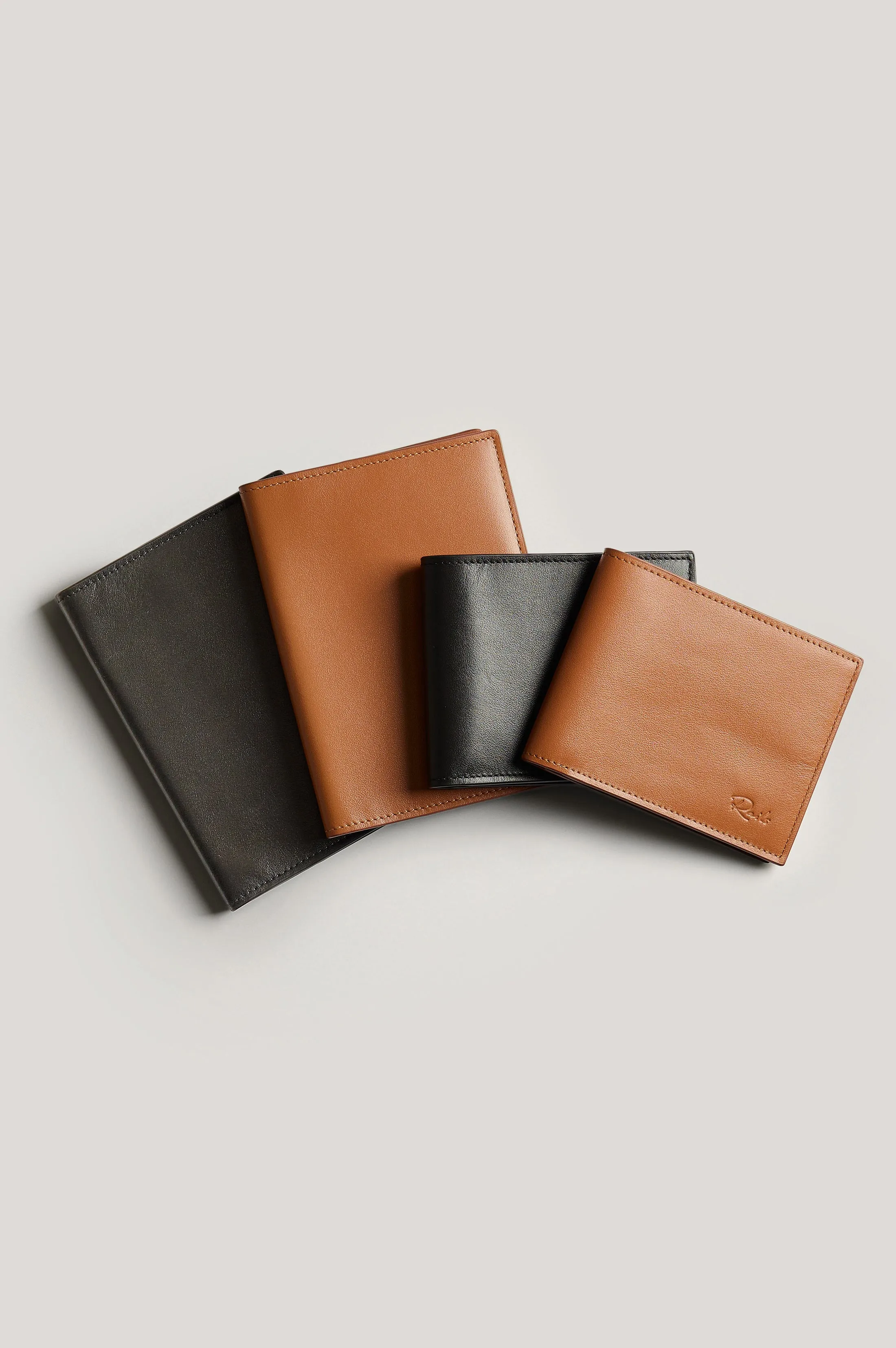 LEATHER PASSPORT HOLDER - COGNAC sold by Rails product image thumbnail 4
