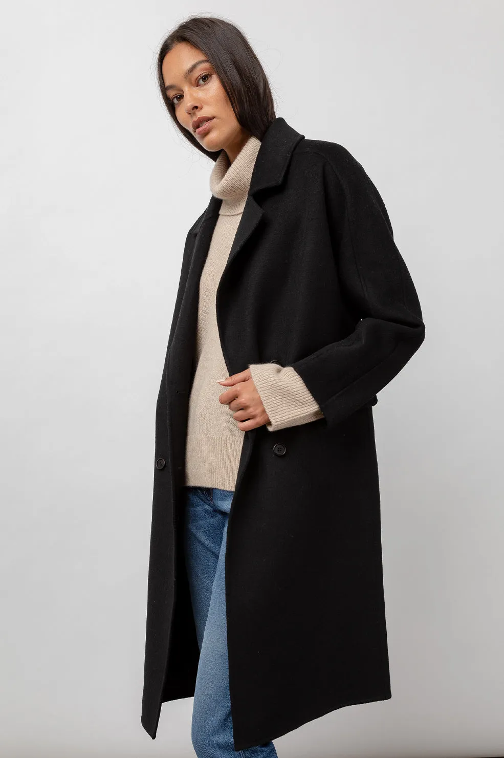 BRISTOL COAT - BLACK sold by Rails product image thumbnail 3