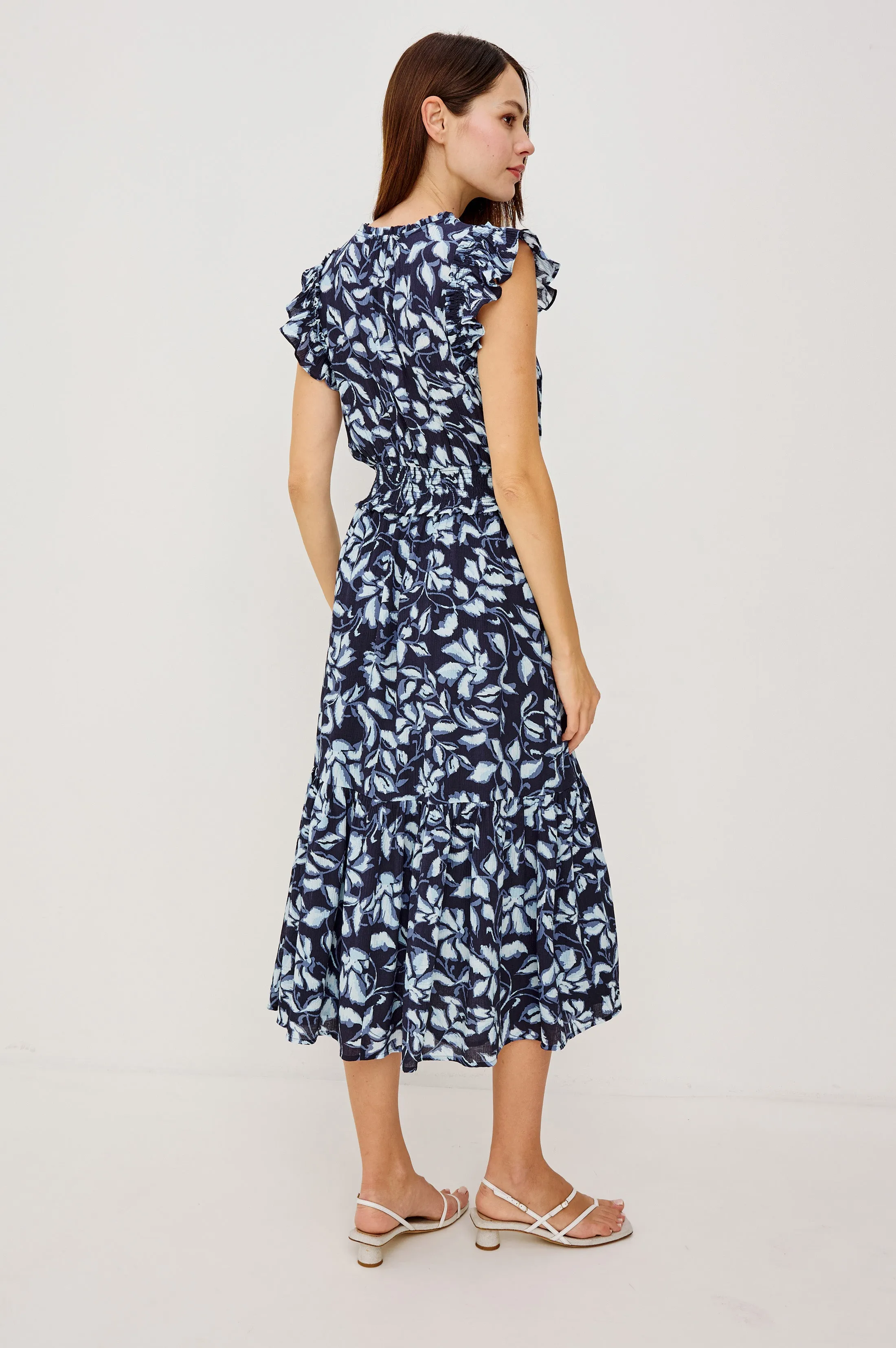 GARDEN DRESS - NAVY JASMINE sold by Rails product image thumbnail 5