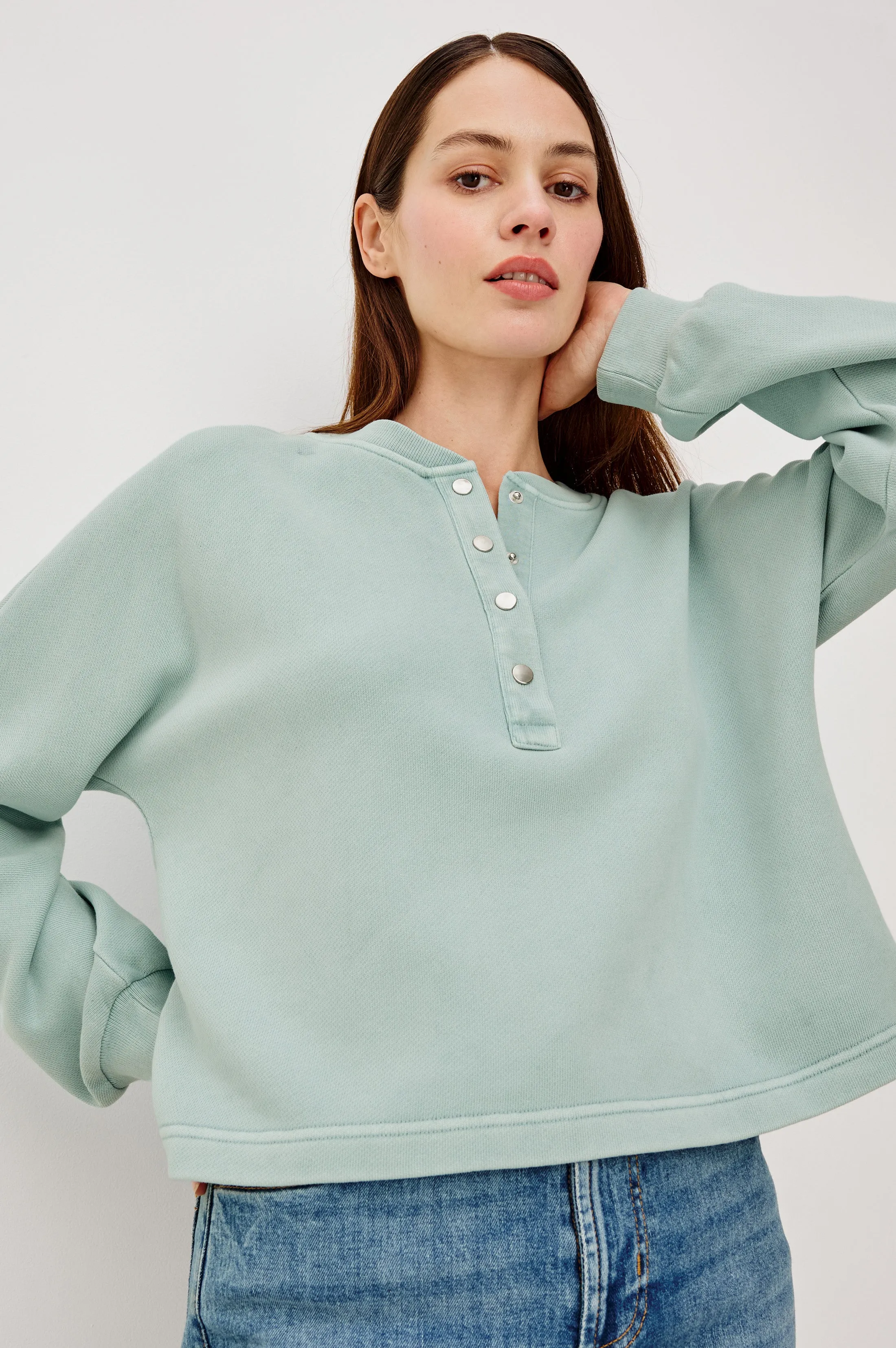 LEONIE SWEATSHIRT - ARCTIC BLUE sold by Rails product image thumbnail 2