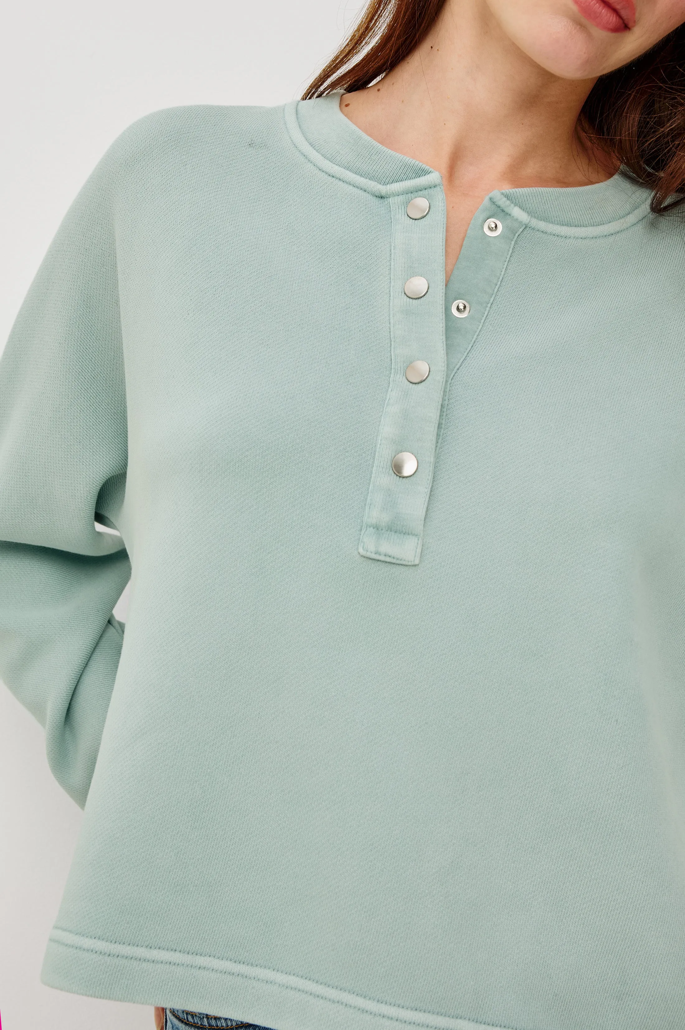 LEONIE SWEATSHIRT - ARCTIC BLUE sold by Rails product image thumbnail 3