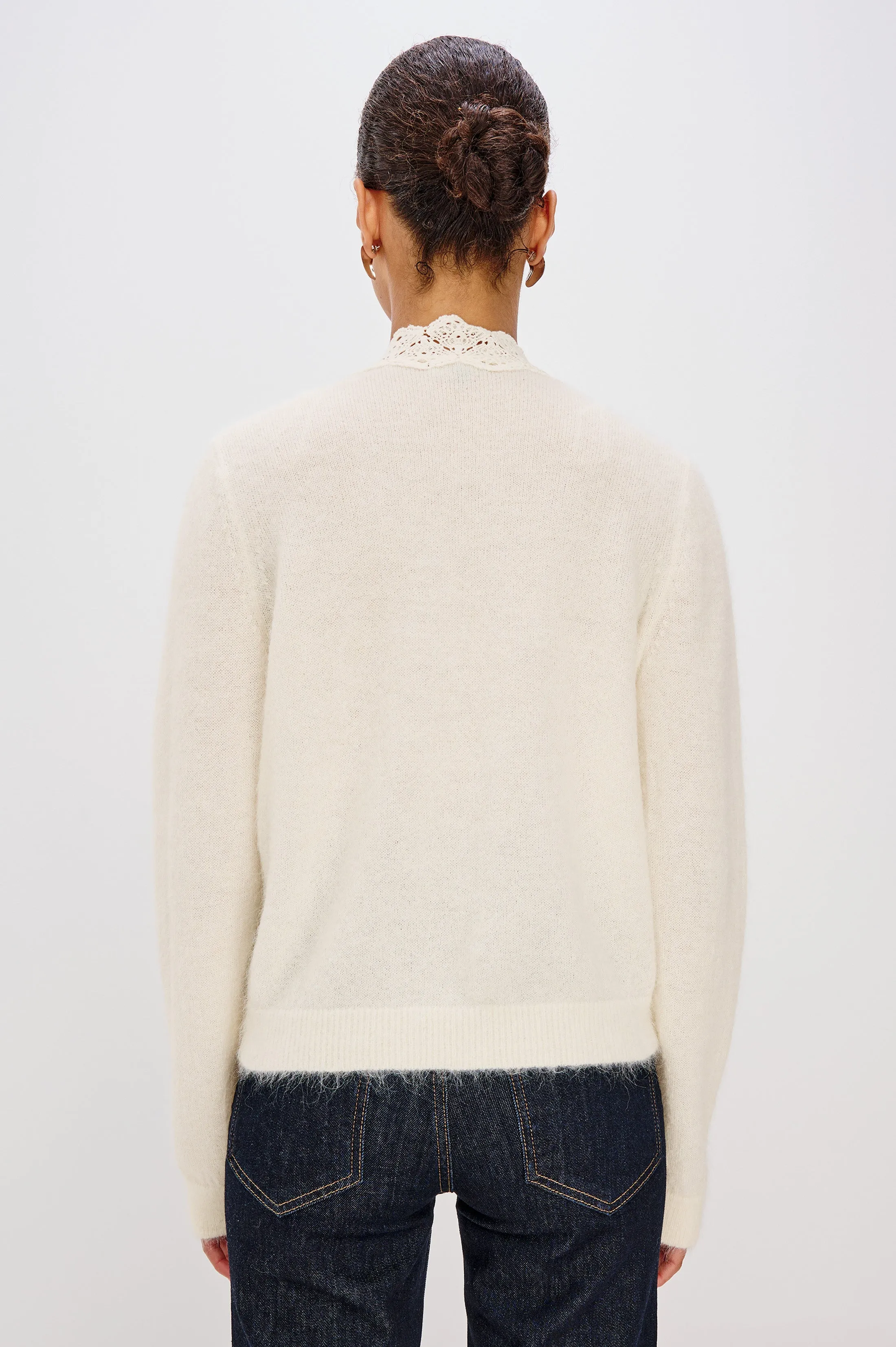 MER CARDIGAN - IVORY sold by Rails product image thumbnail 5