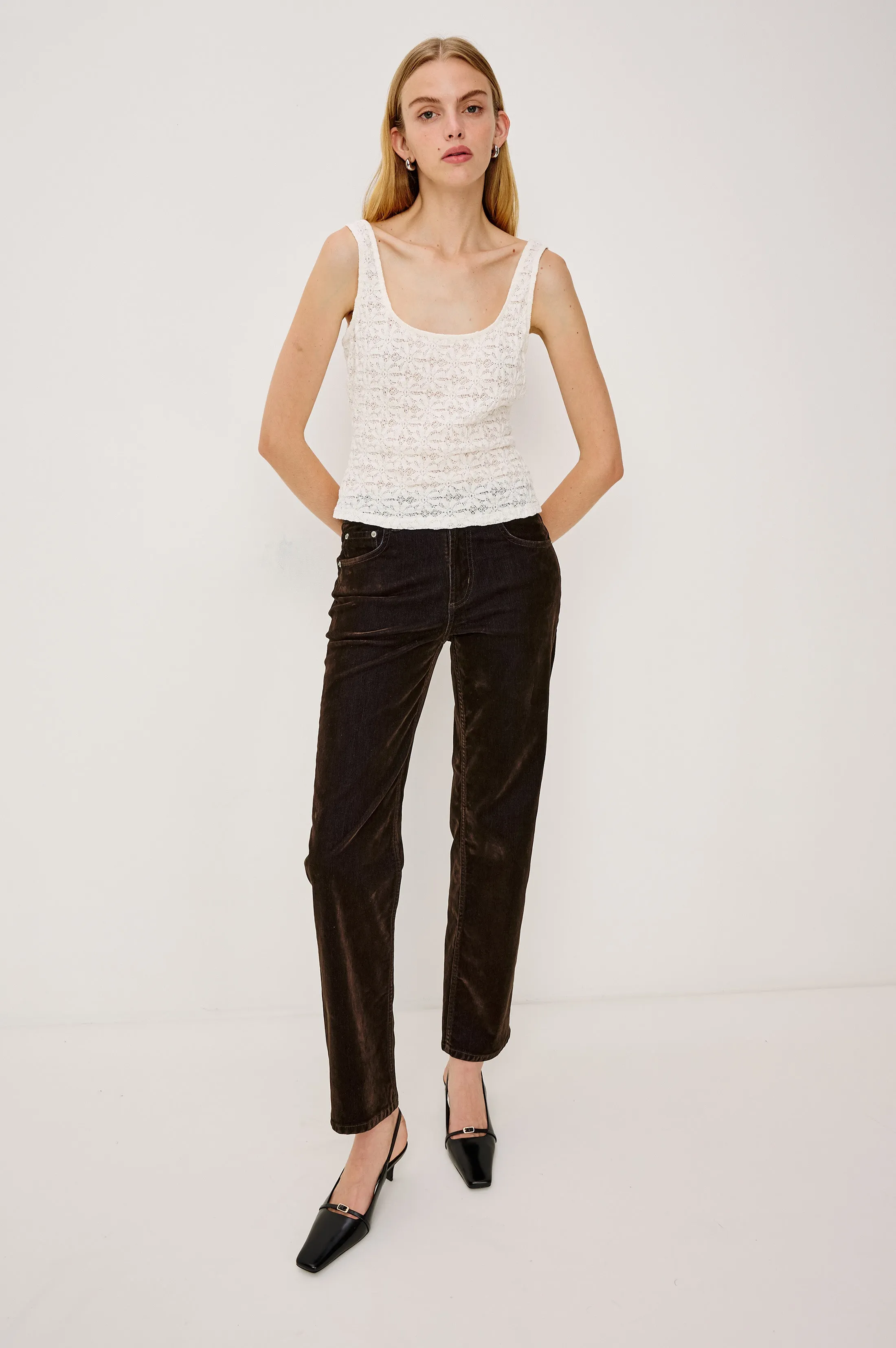 DONYA TANK - IVORY sold by Rails product image thumbnail 3