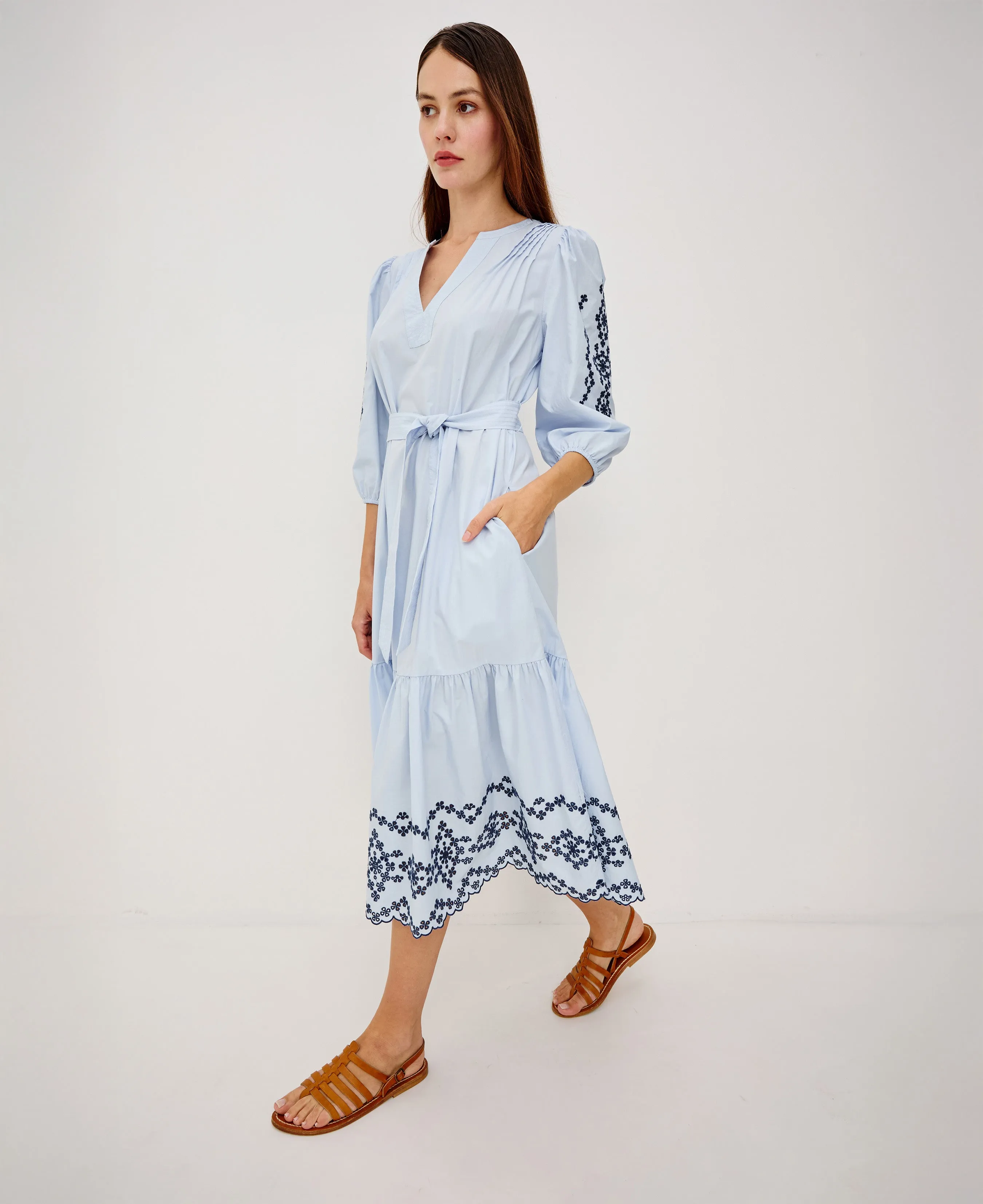 CARMEL DRESS - BLUE BIRD sold by Rails product image thumbnail 5