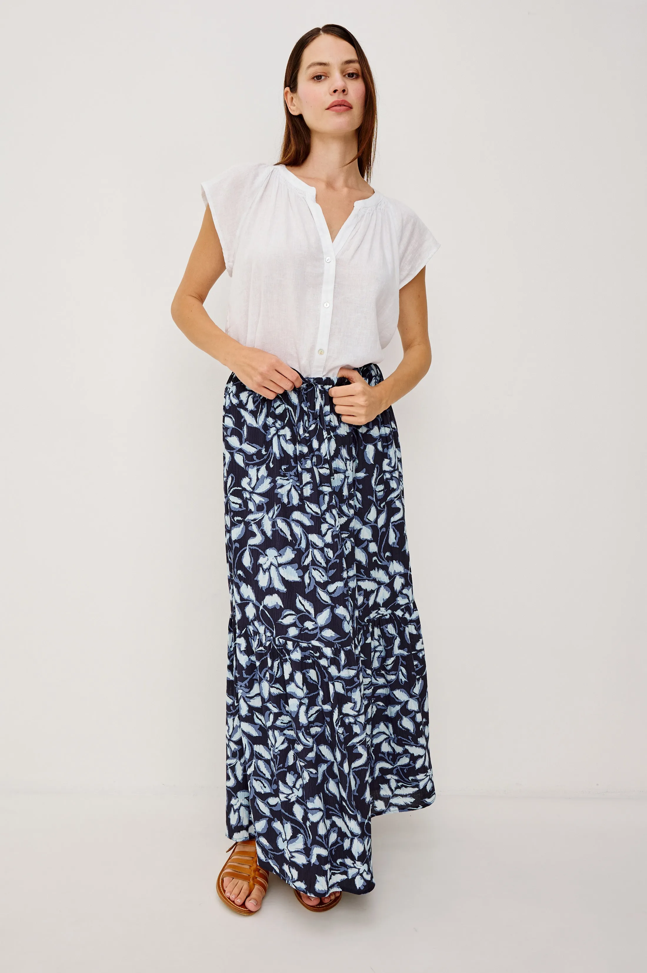MARULO SKIRT - NAVY JASMINE sold by Rails product image thumbnail 4