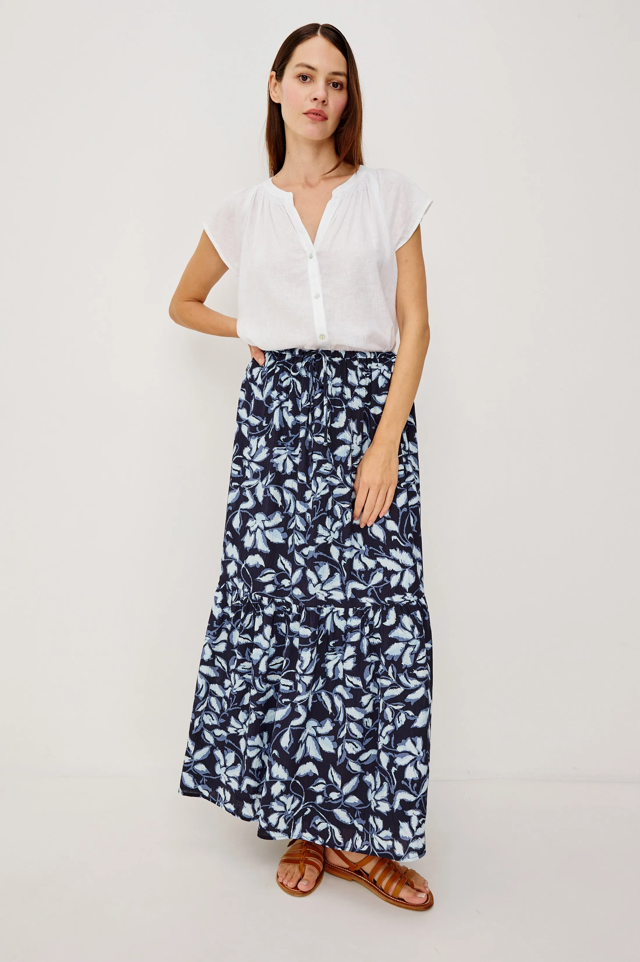 MARULO SKIRT - NAVY JASMINE sold by Rails product image thumbnail 3
