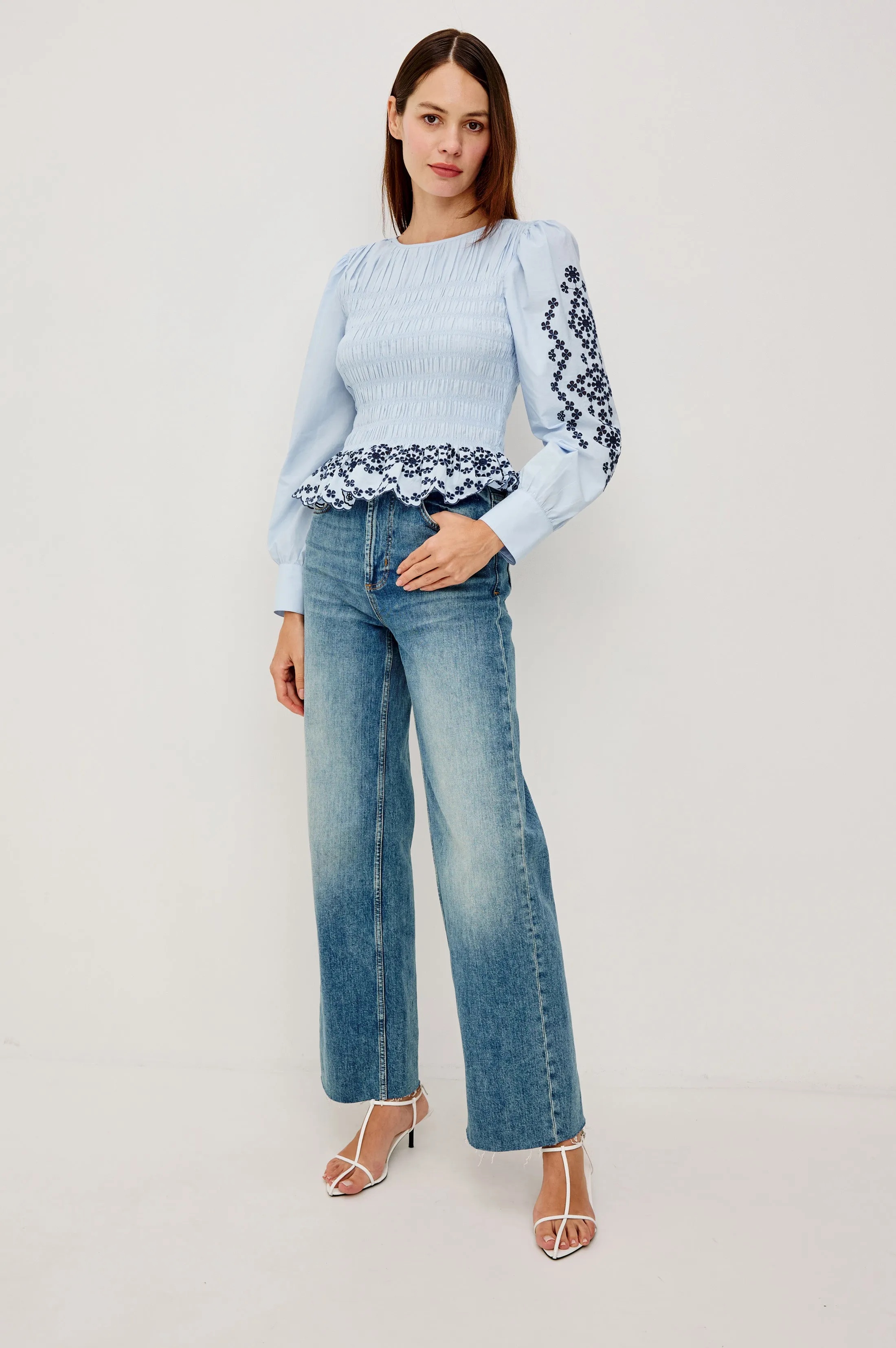 TABI TOP - BLUE BIRD sold by Rails product image thumbnail 3