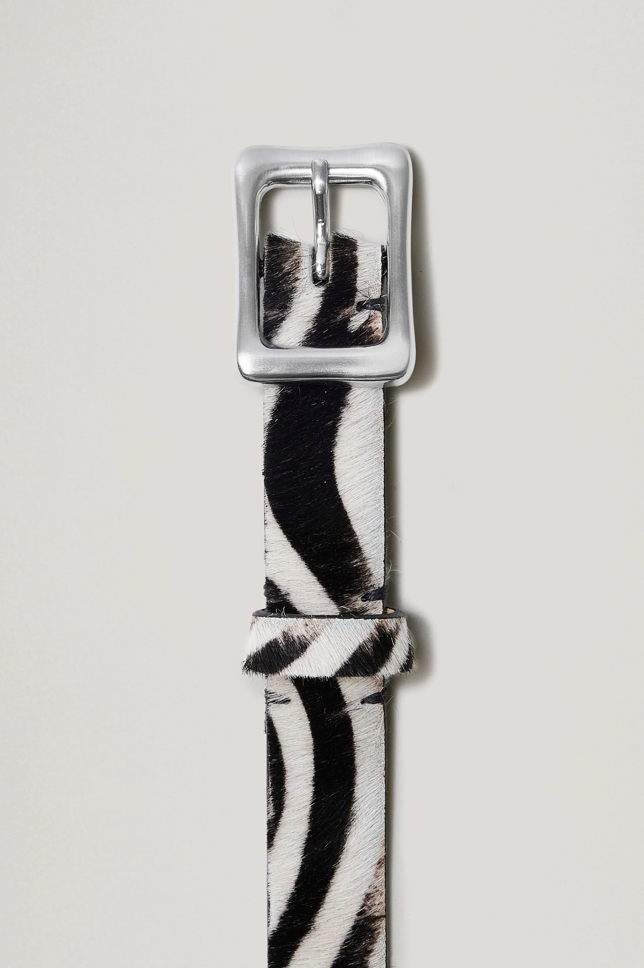 REMI BELT - ZEBRA HAIRCALF sold by Rails
