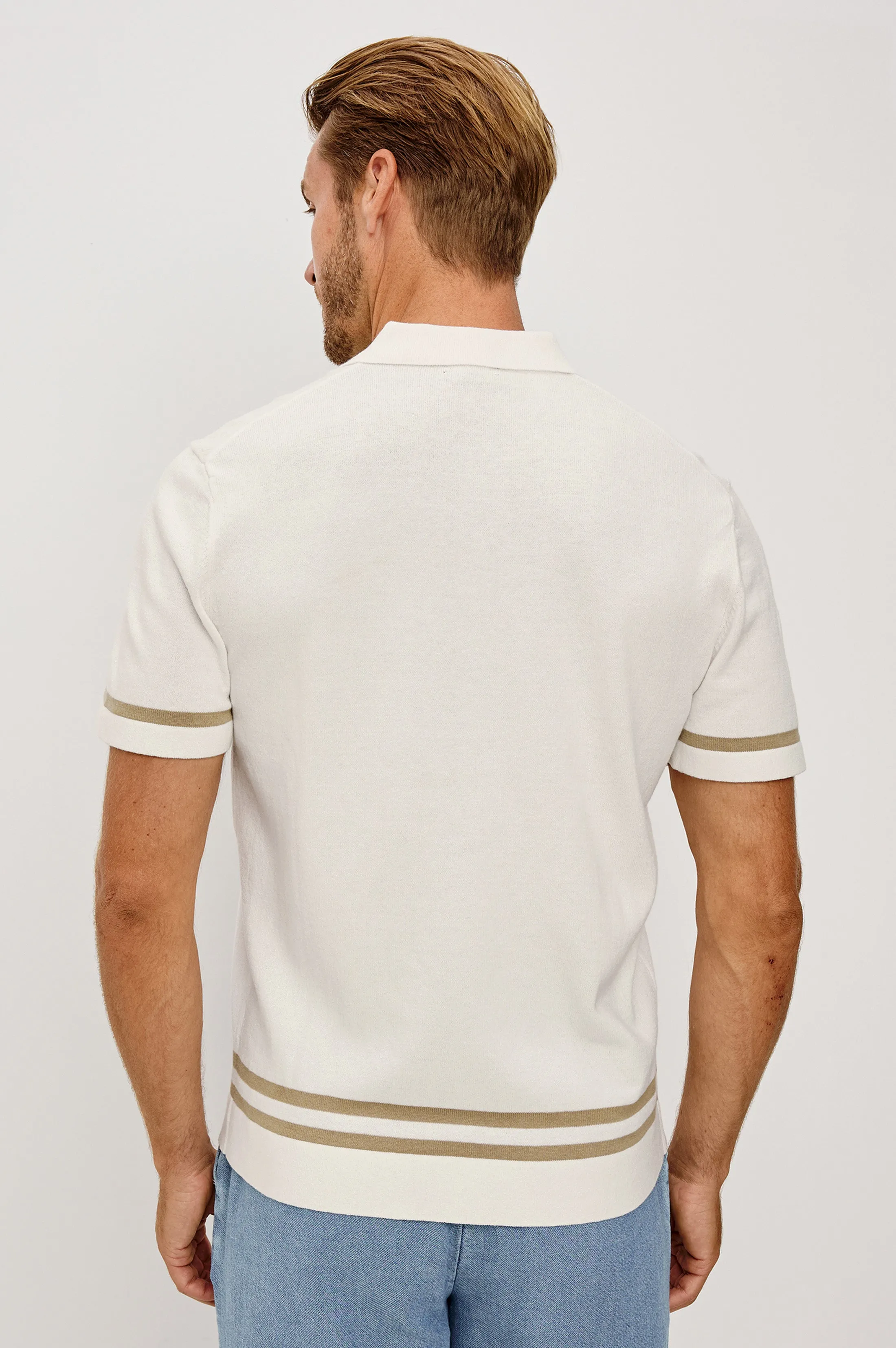 LEO SHIRT - WHITE CASHEW sold by Rails product image thumbnail 3