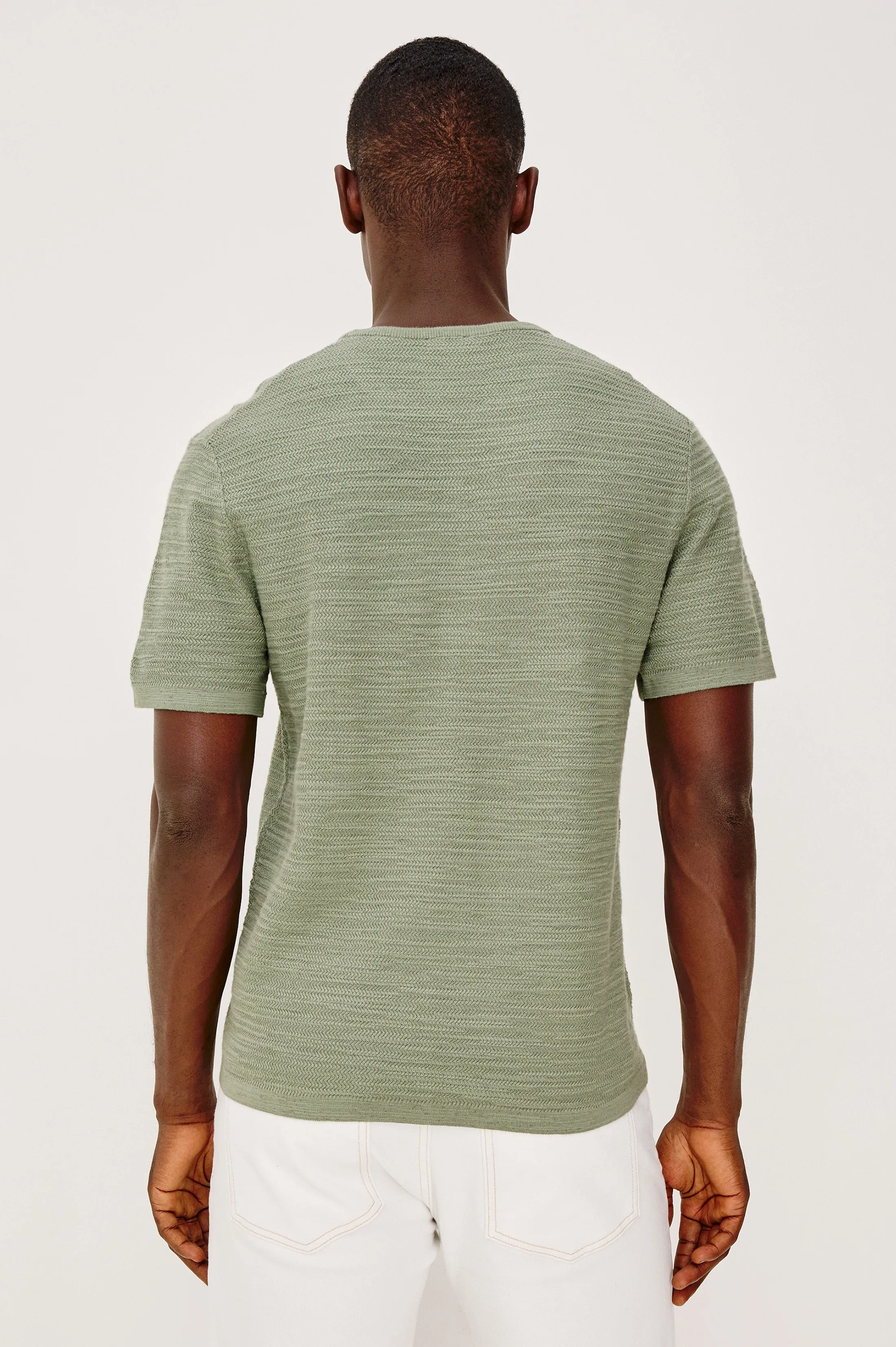 THEO T-SHIRT - SILVER SAGE sold by Rails product image thumbnail 5